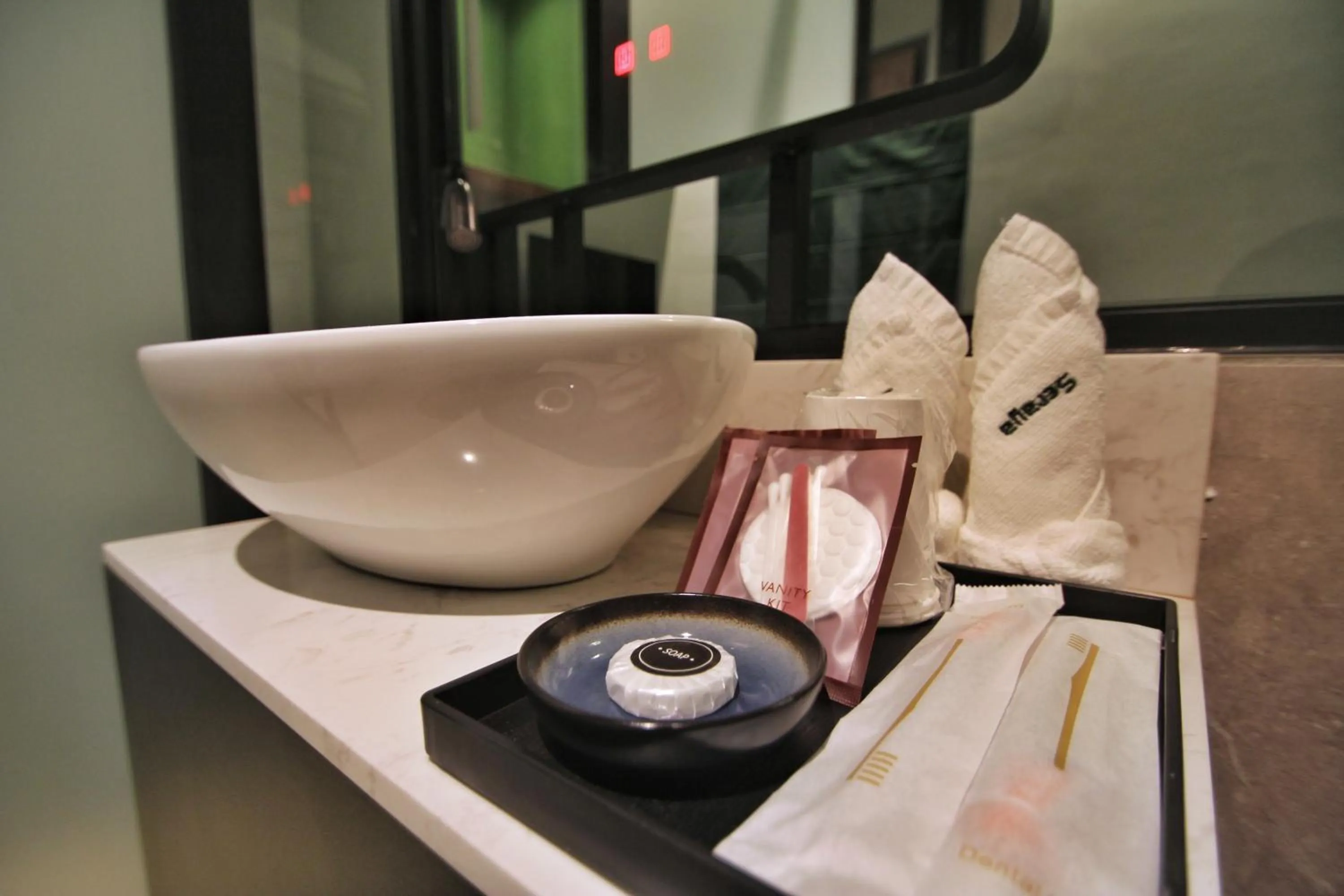 Bathroom in The Seraya Hotel