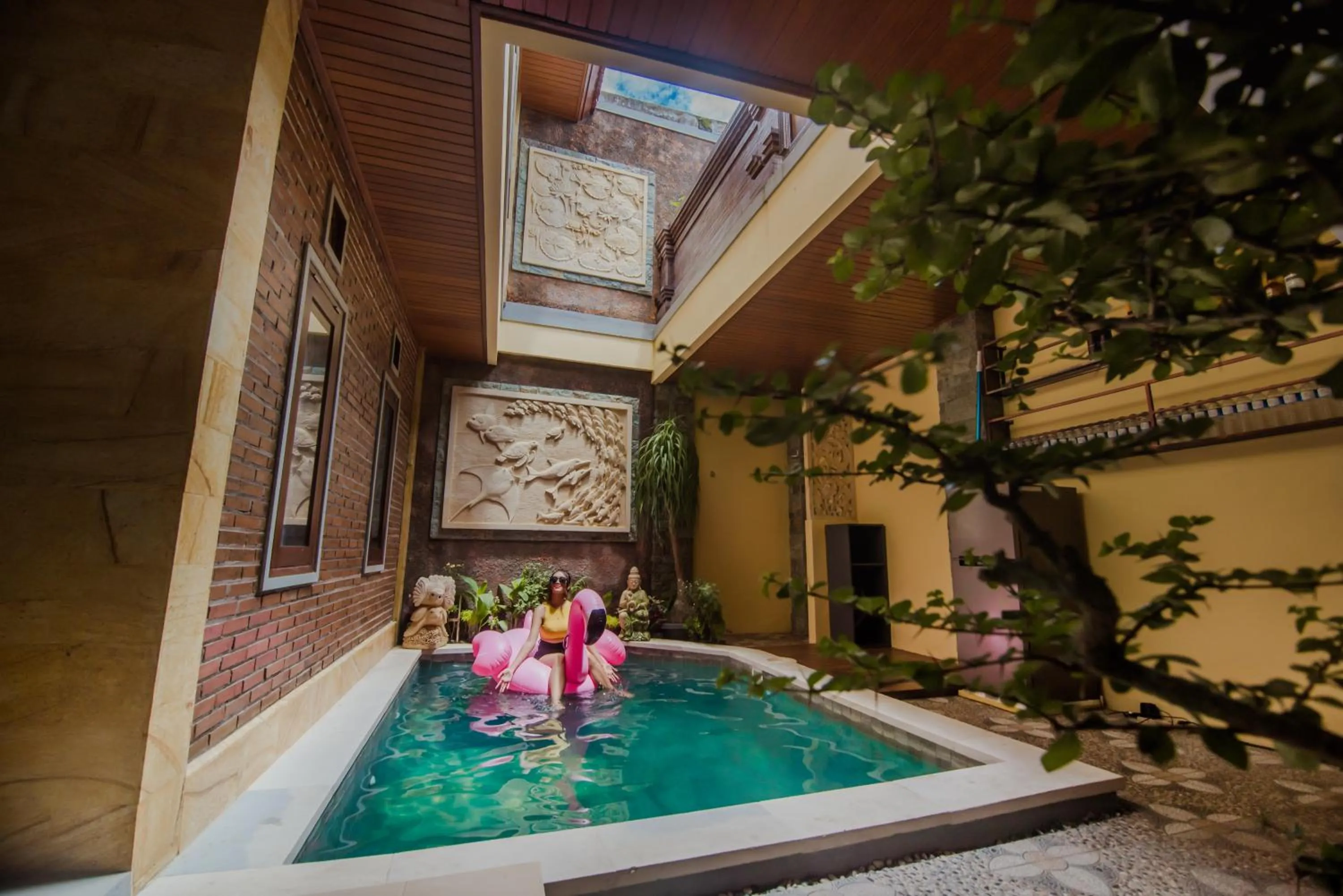 Swimming pool in The Garuda Homestay Sanur
