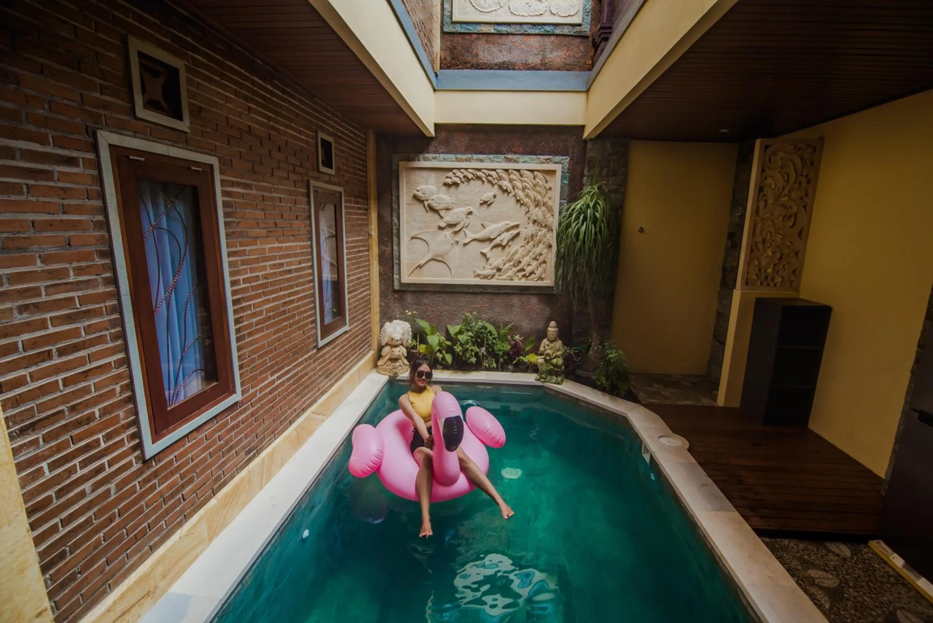 Swimming pool in The Garuda Homestay Sanur