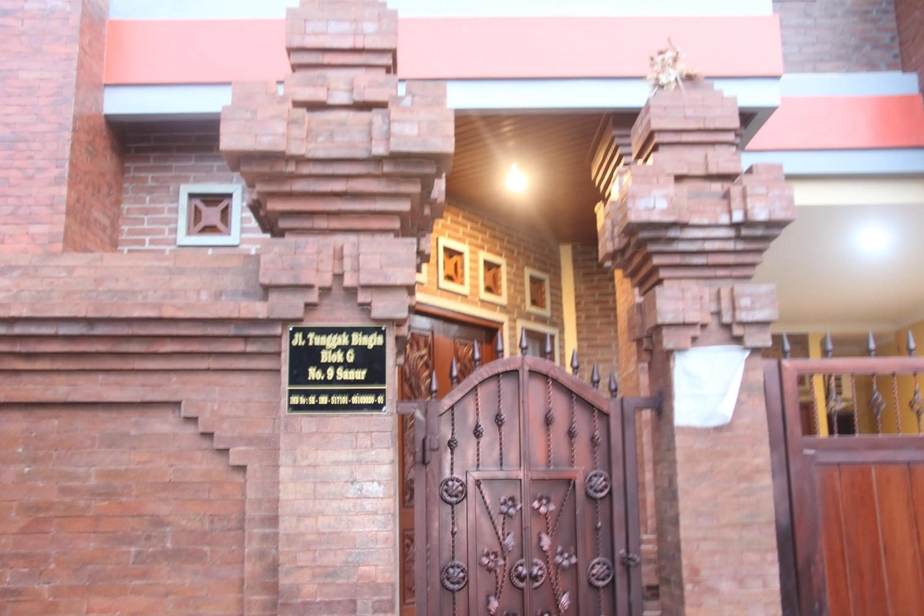 Property building in The Garuda Homestay Sanur