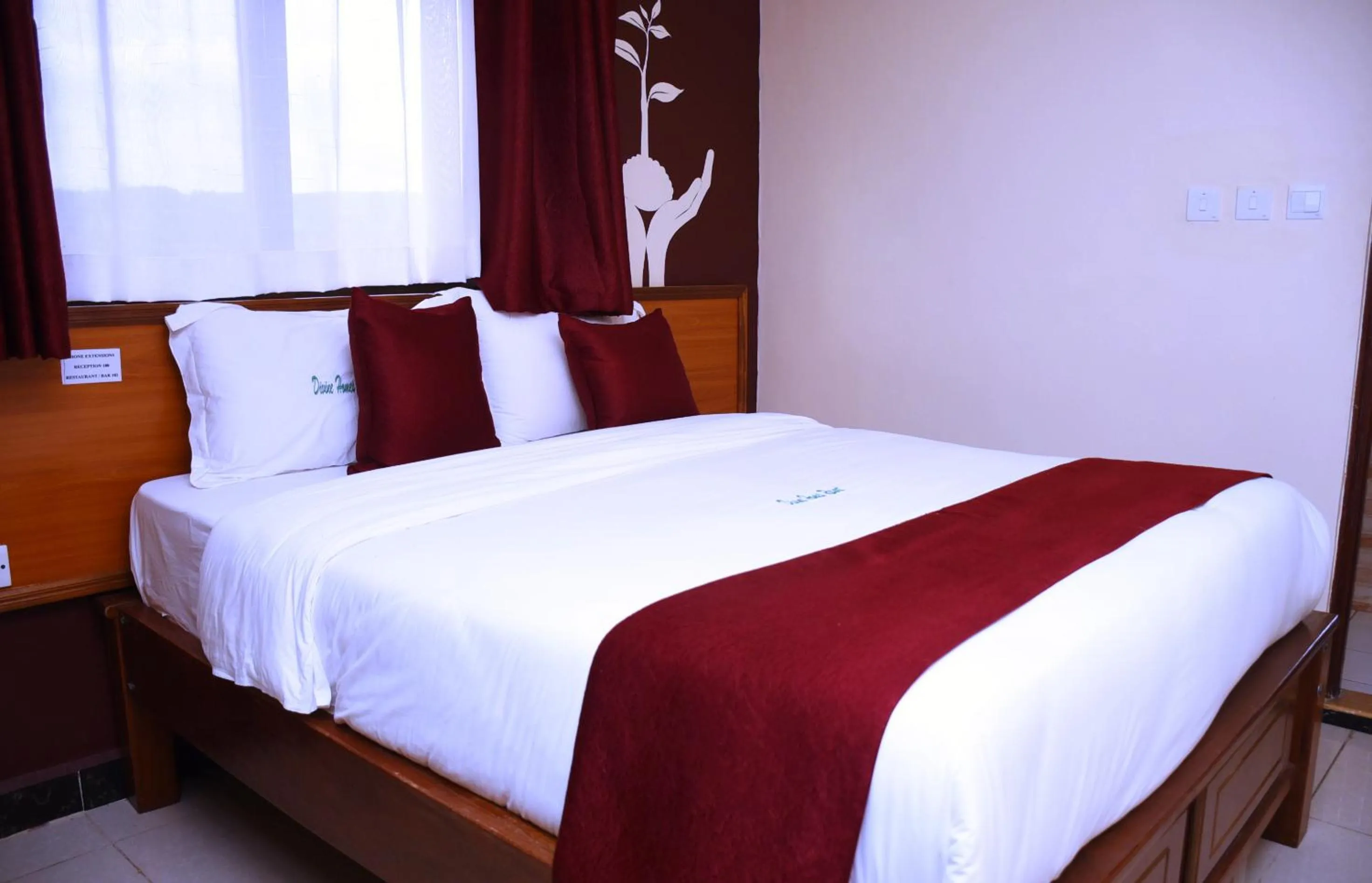 Bed in Divine Homes Resort Kisumu