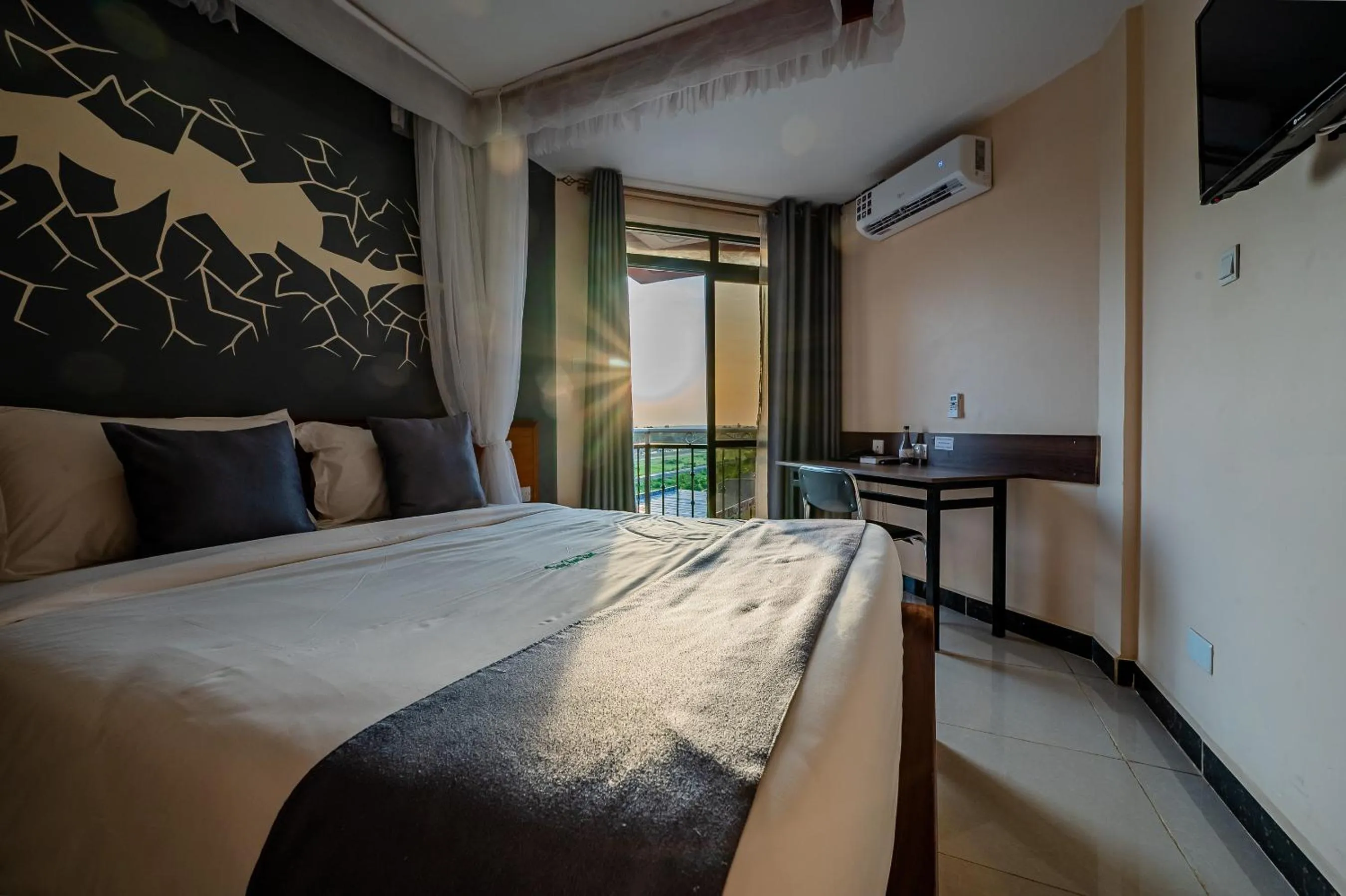 Bed in Divine Homes Resort Kisumu