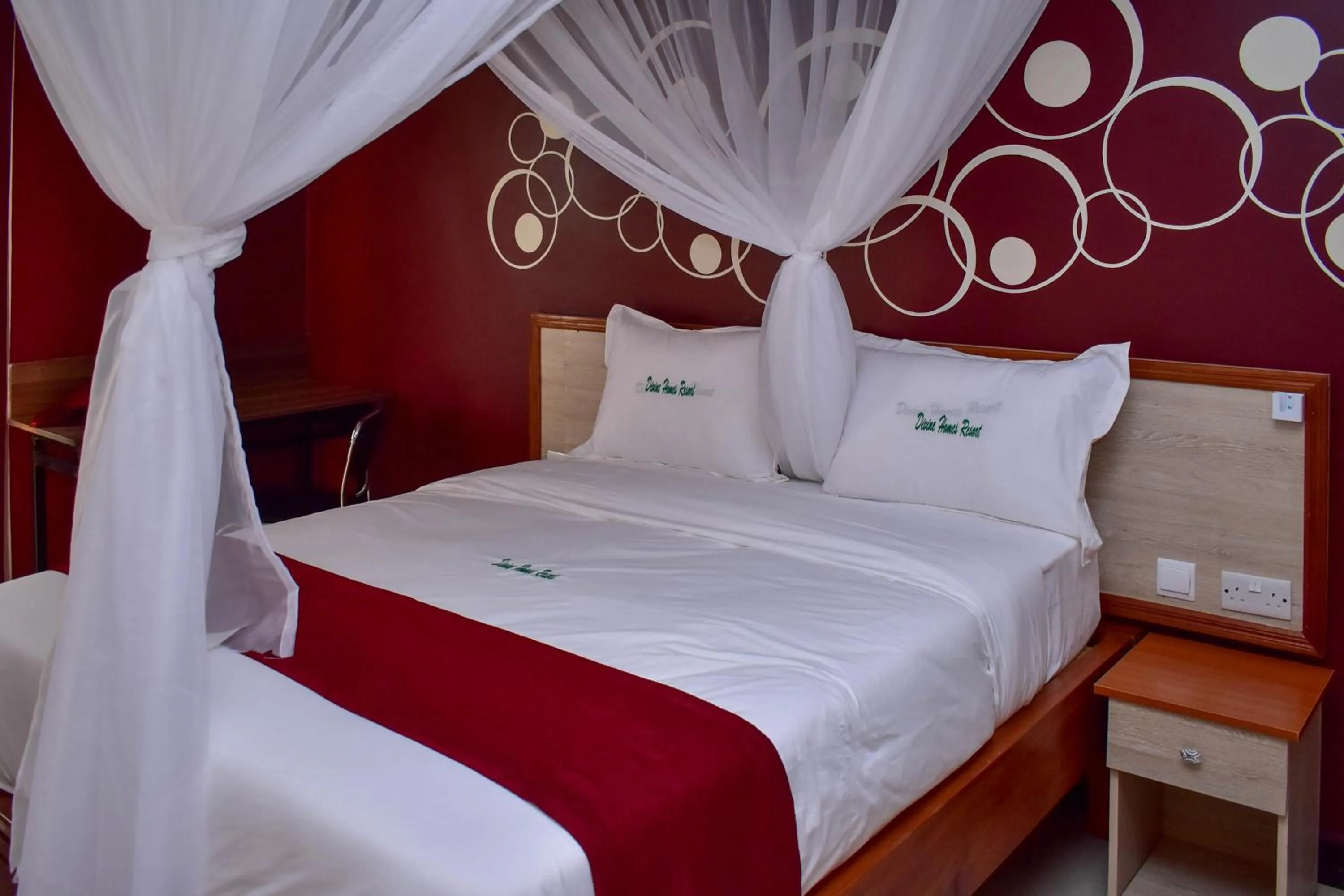 Bed in Divine Homes Resort Kisumu
