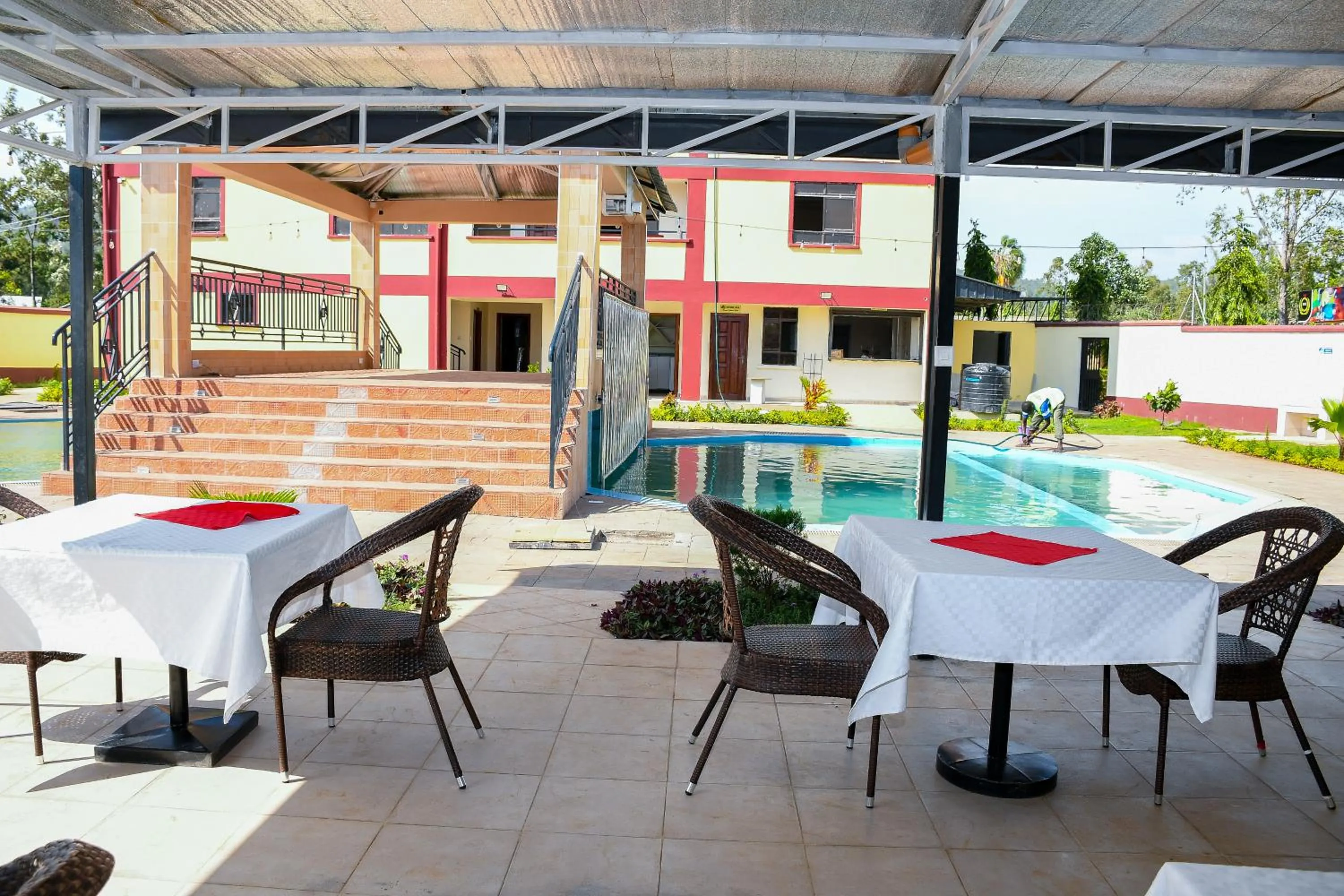 Swimming pool in Divine Homes Resort Kisumu