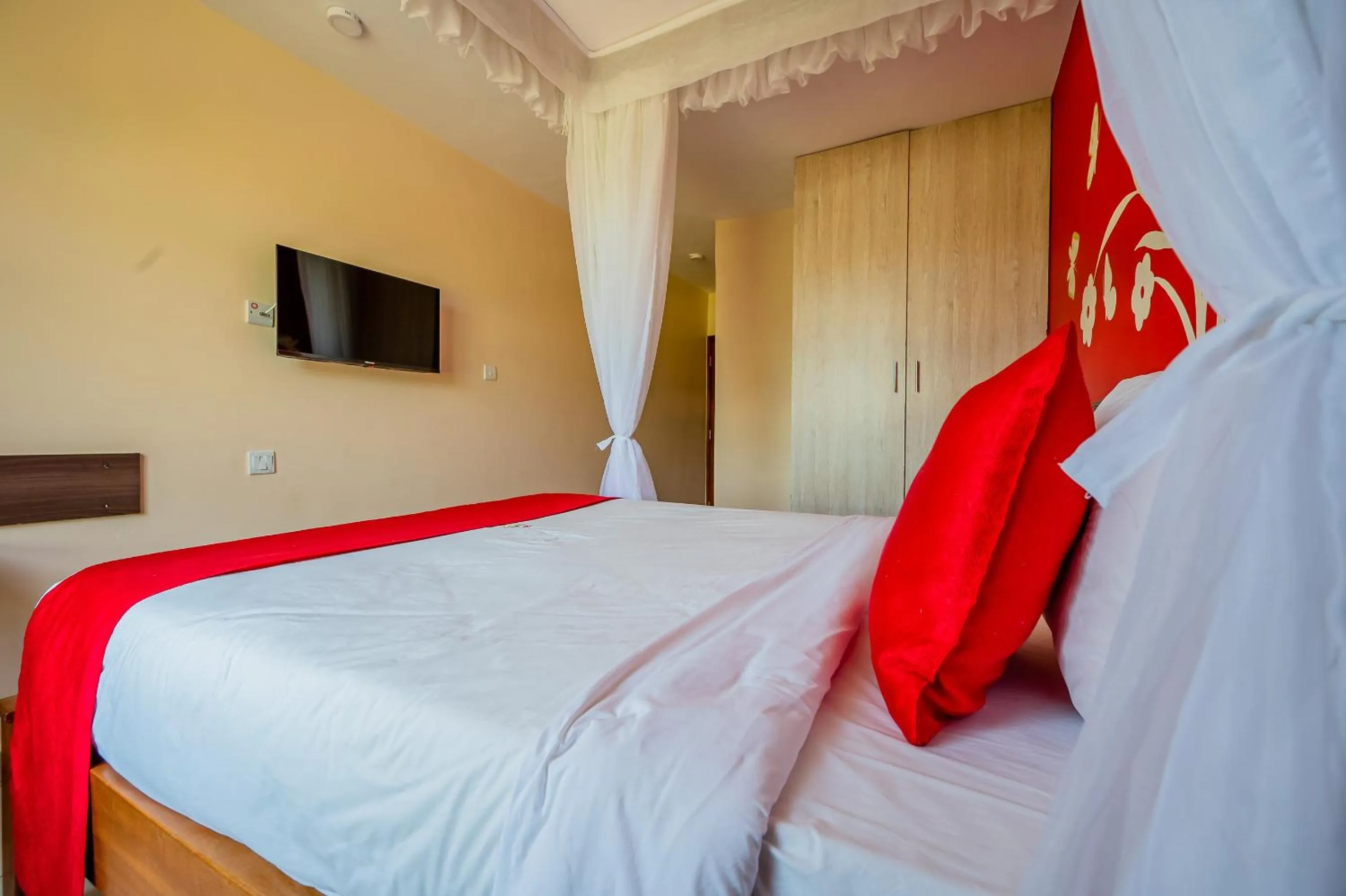 Bed in Divine Homes Resort Kisumu