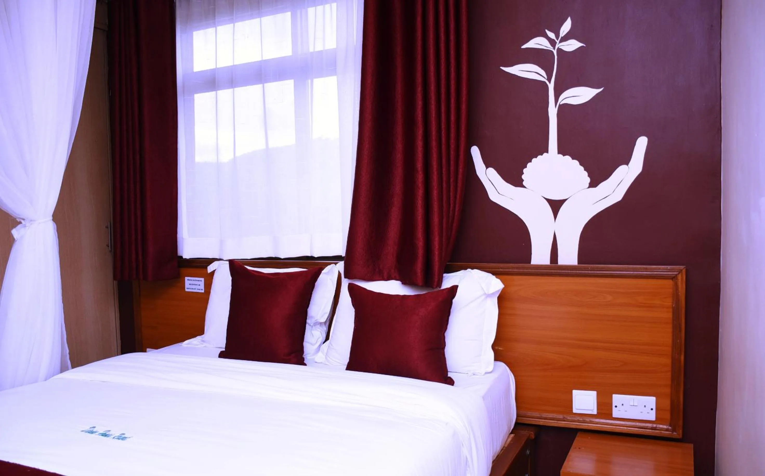 Bed in Divine Homes Resort Kisumu