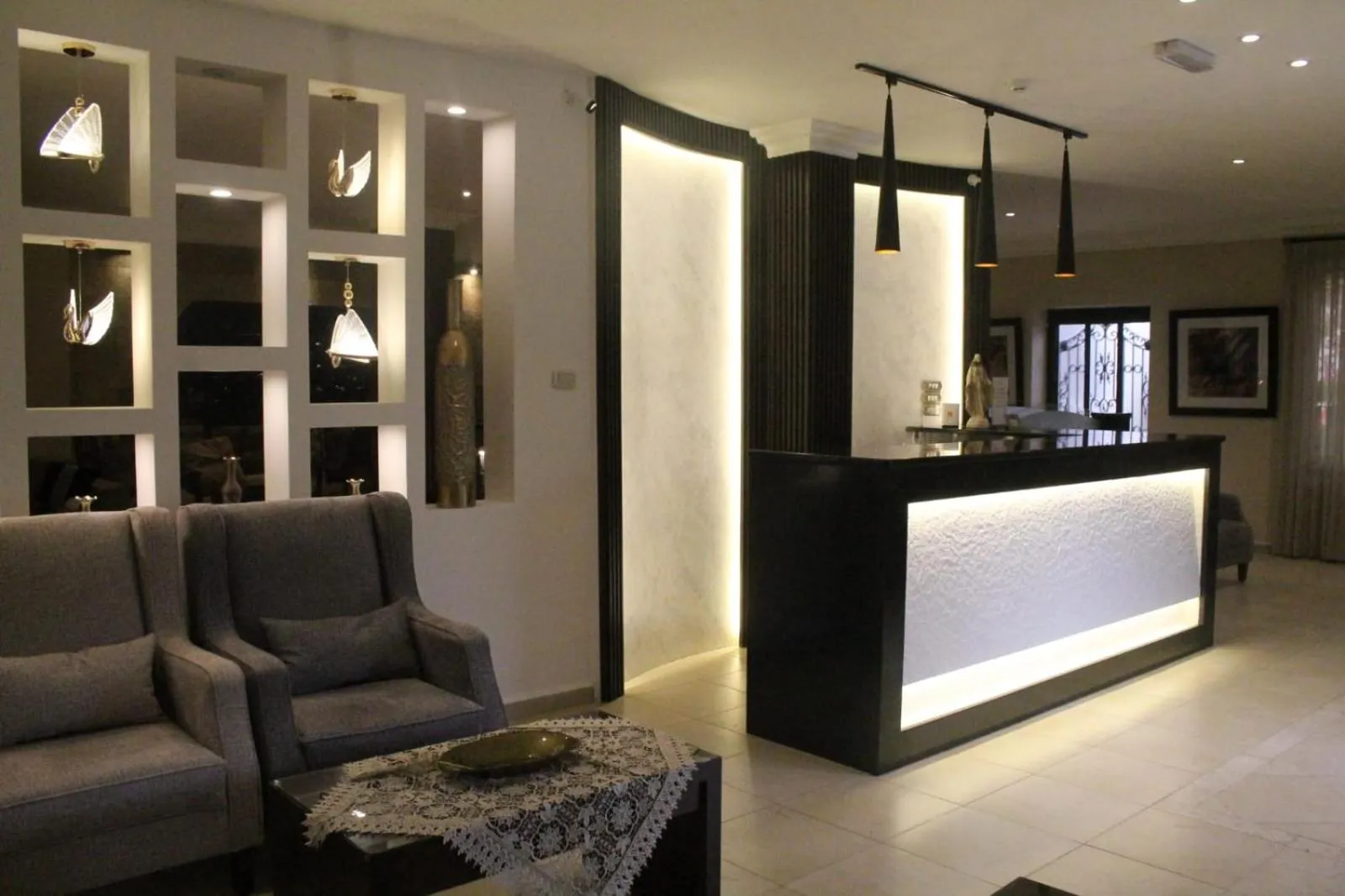 Lobby or reception in Salome Hotel