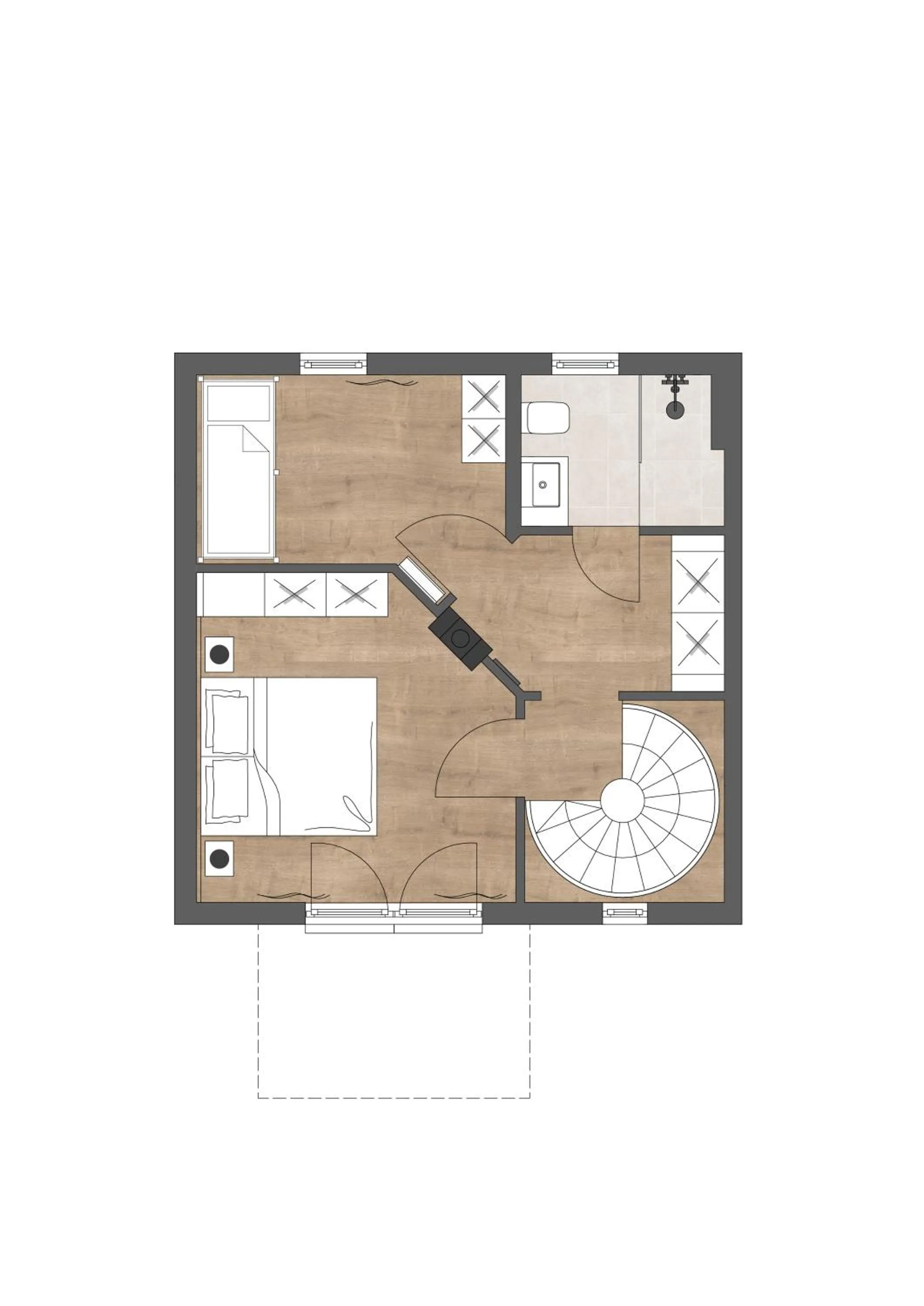 Floor plan in BEECH Resort Fleesensee