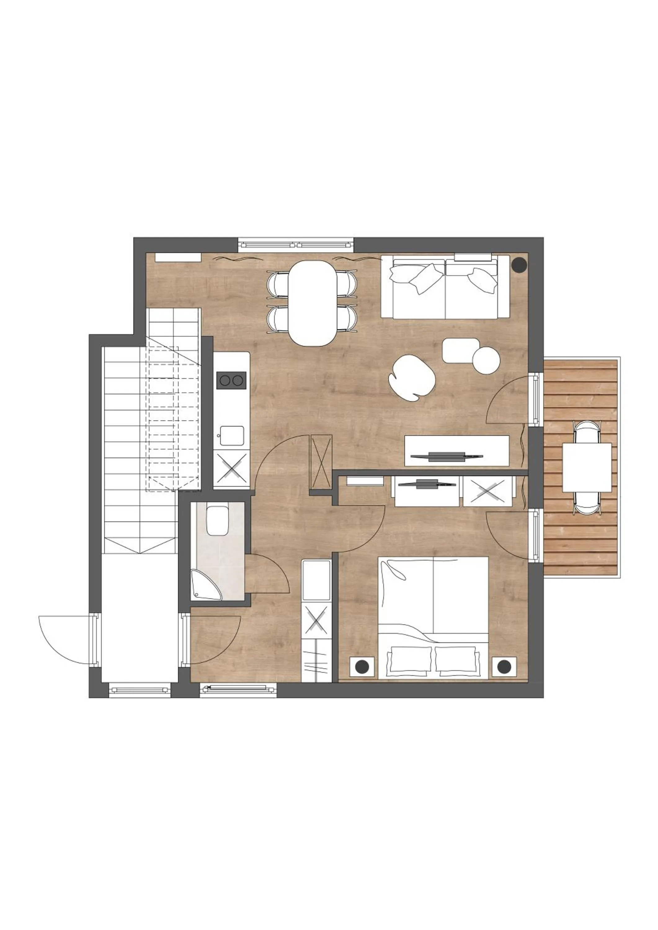 Floor plan in BEECH Resort Fleesensee