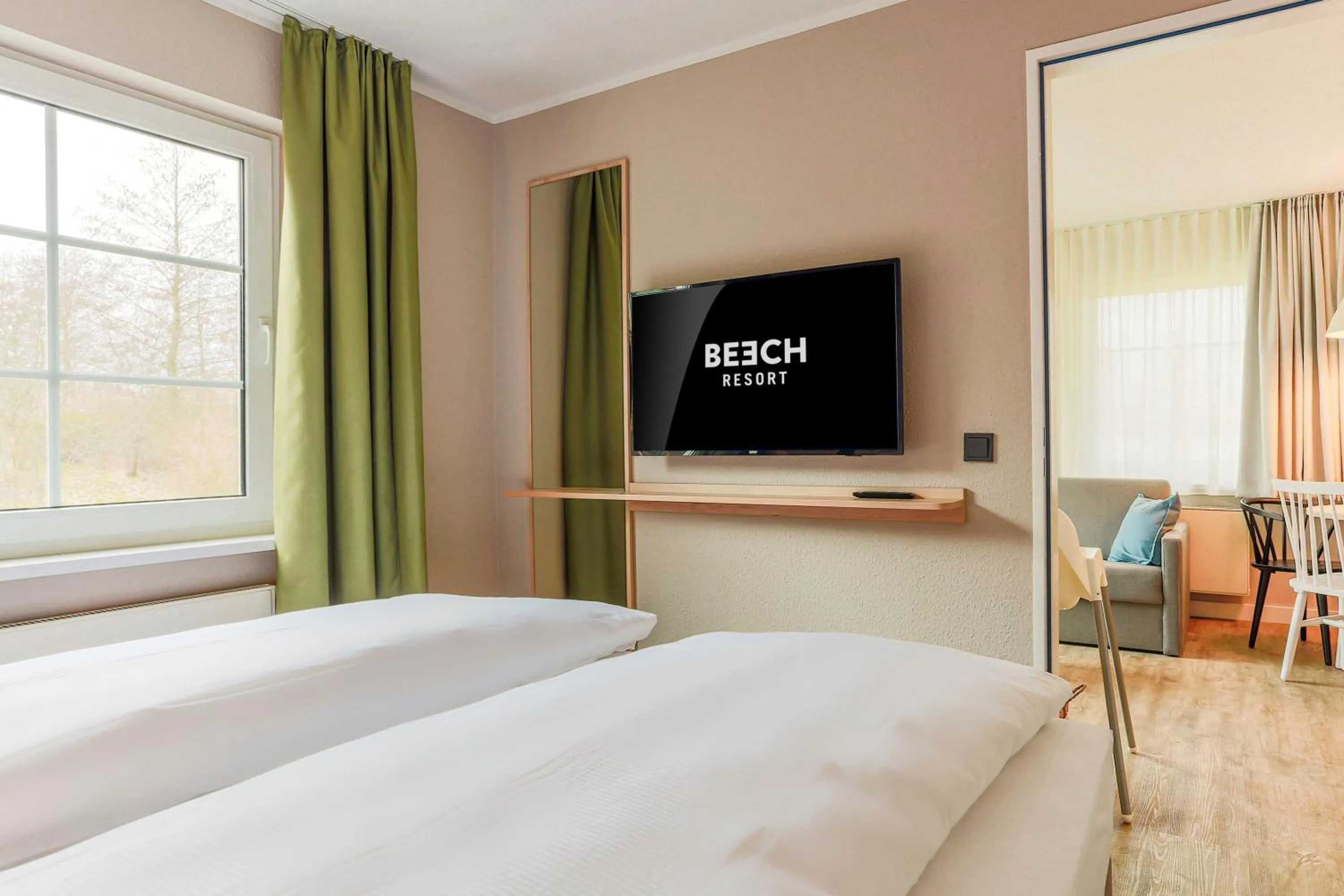 TV and multimedia, Bed in BEECH Resort Fleesensee
