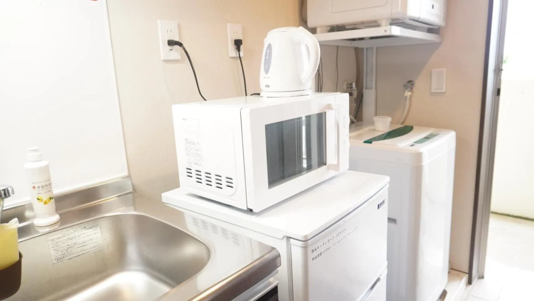 Kitchen or kitchenette in HOTEL Fit in Miyakojima