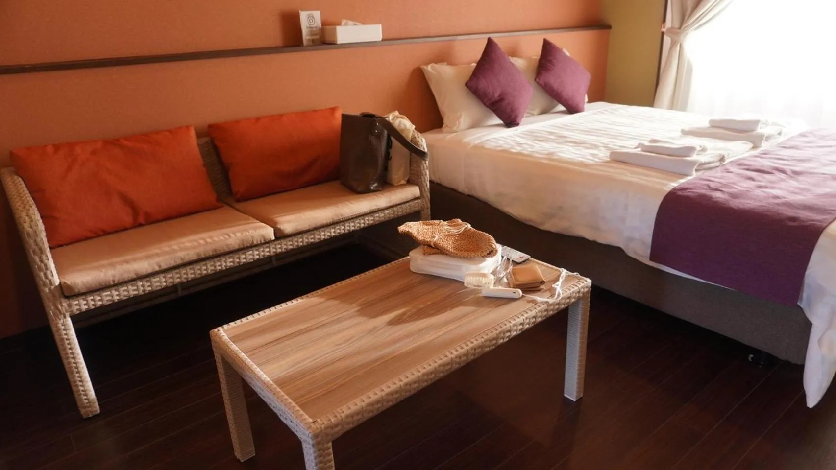 Bed in HOTEL Fit in Miyakojima