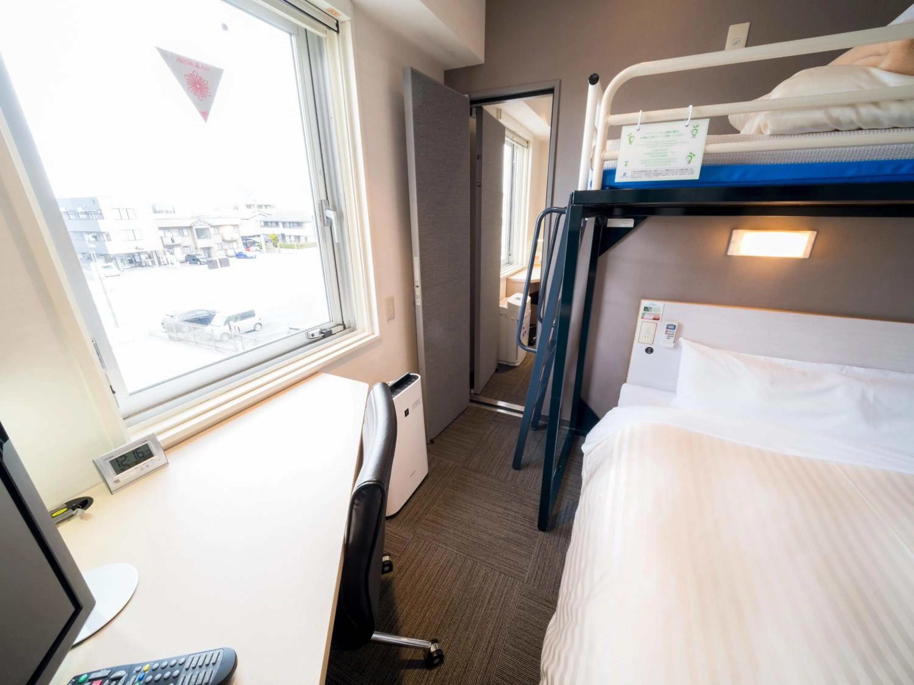 Bed in Super Hotel Yamagataeki Nishiguchi Hot Spring