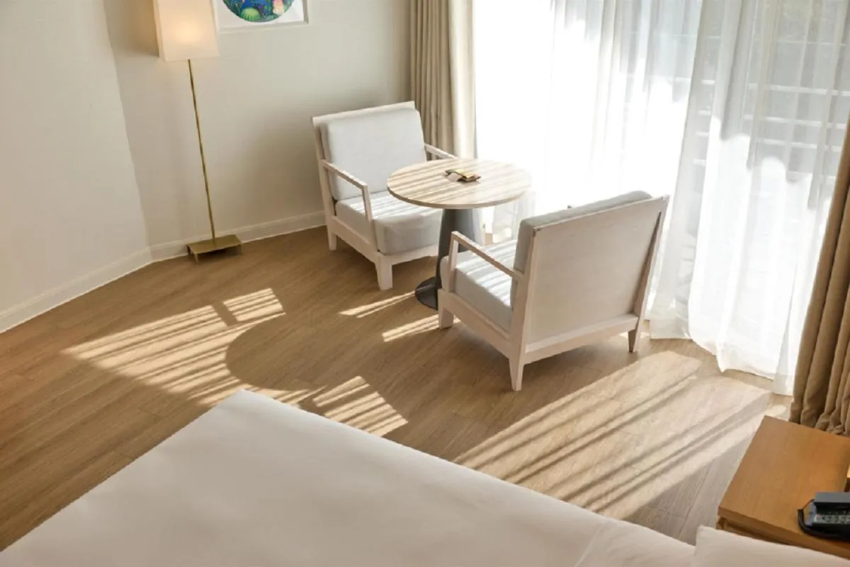 Living room, Bed in Grand Josun Jeju