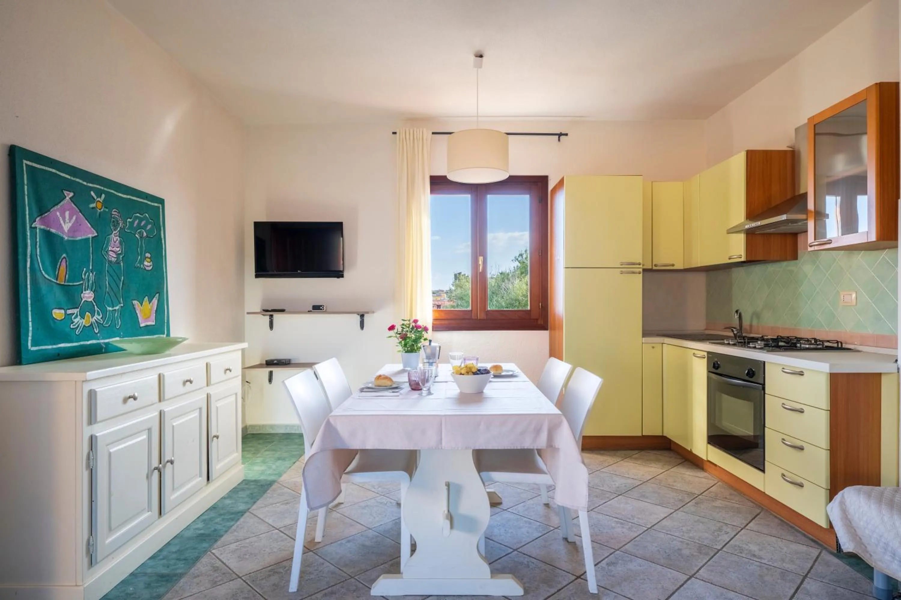 Kitchen or kitchenette in Appartamenti Tiffany