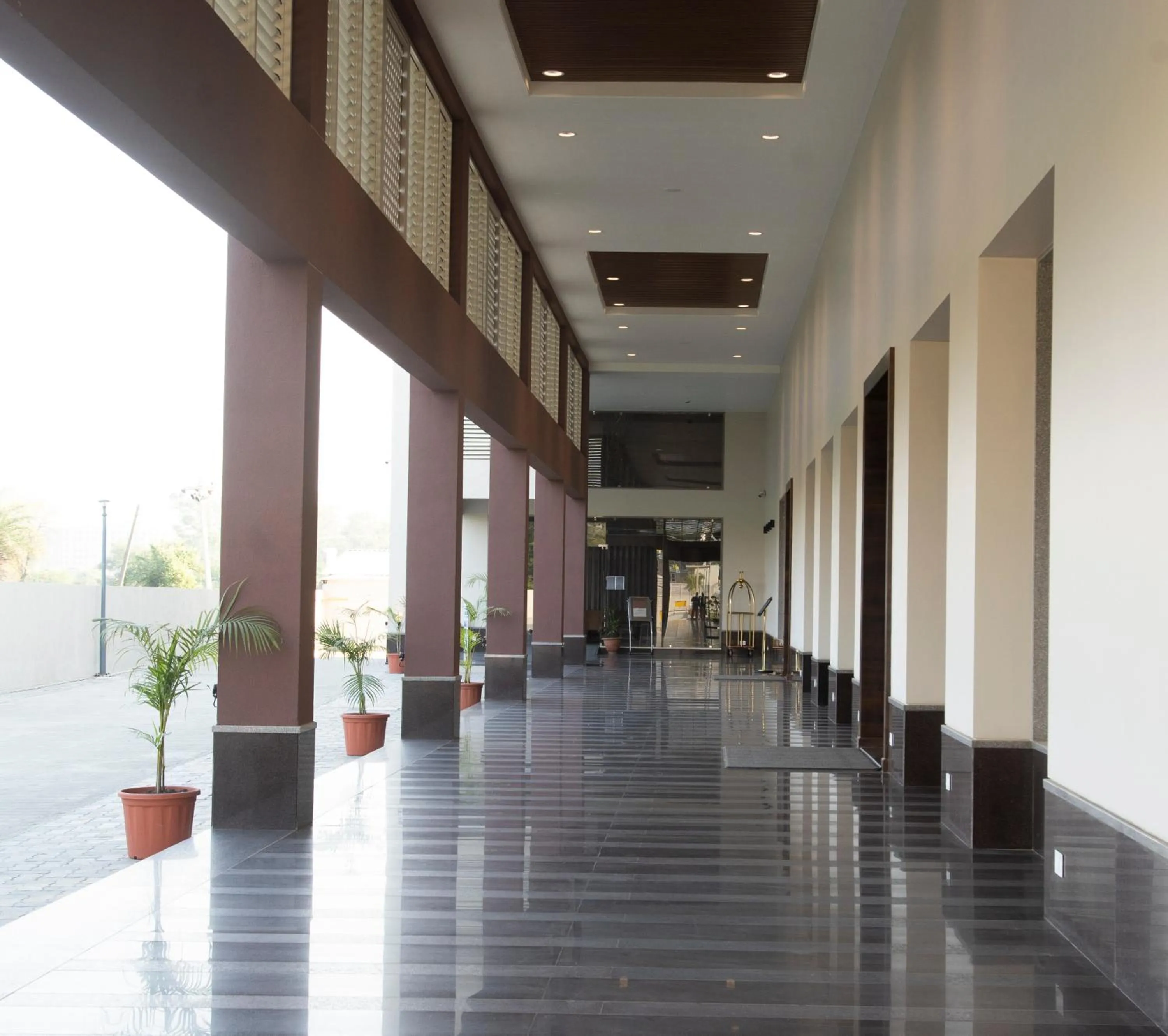 Facade/entrance in HOTEL RAJHANS ABHINANDAN