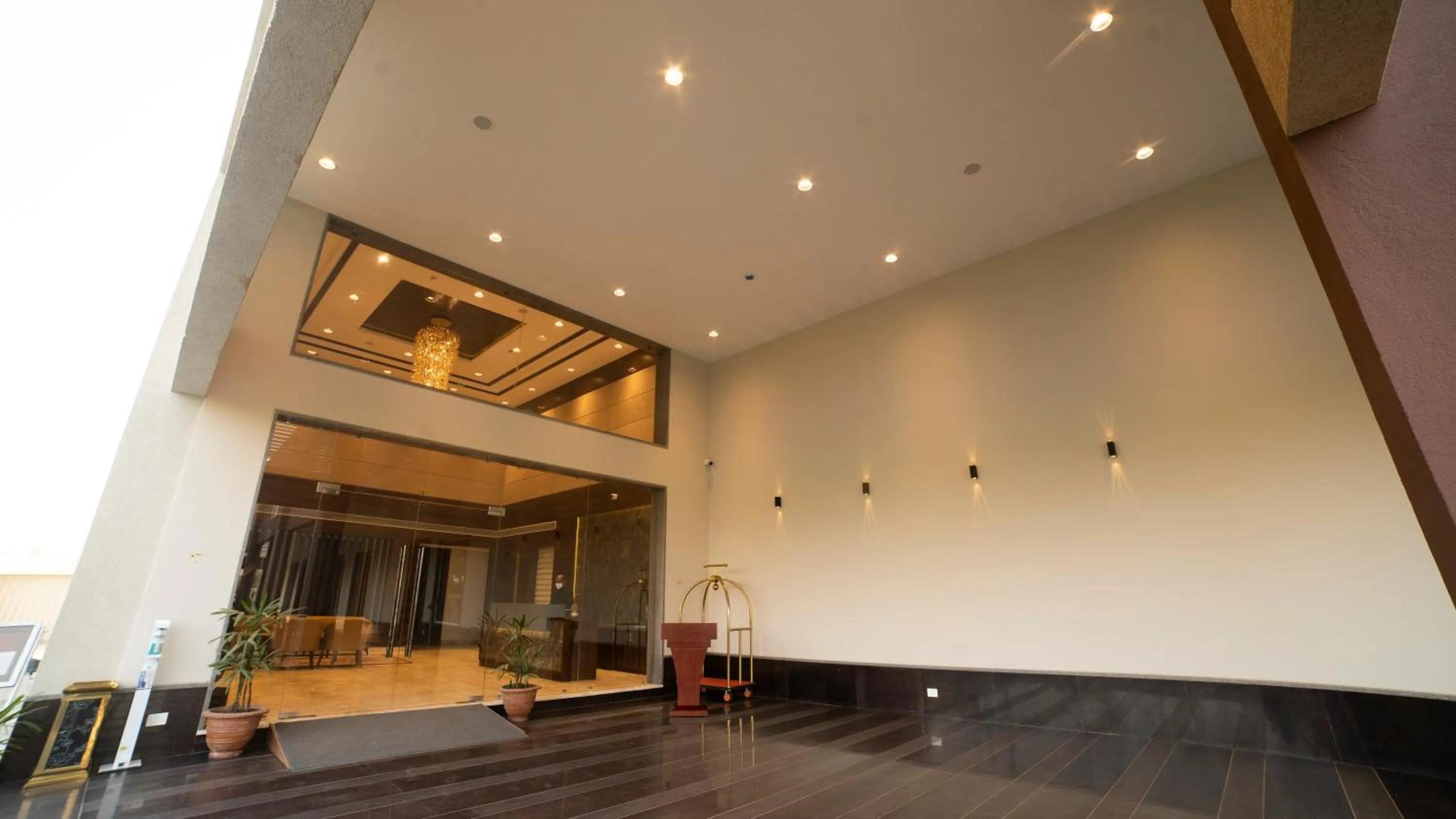 Facade/entrance in HOTEL RAJHANS ABHINANDAN