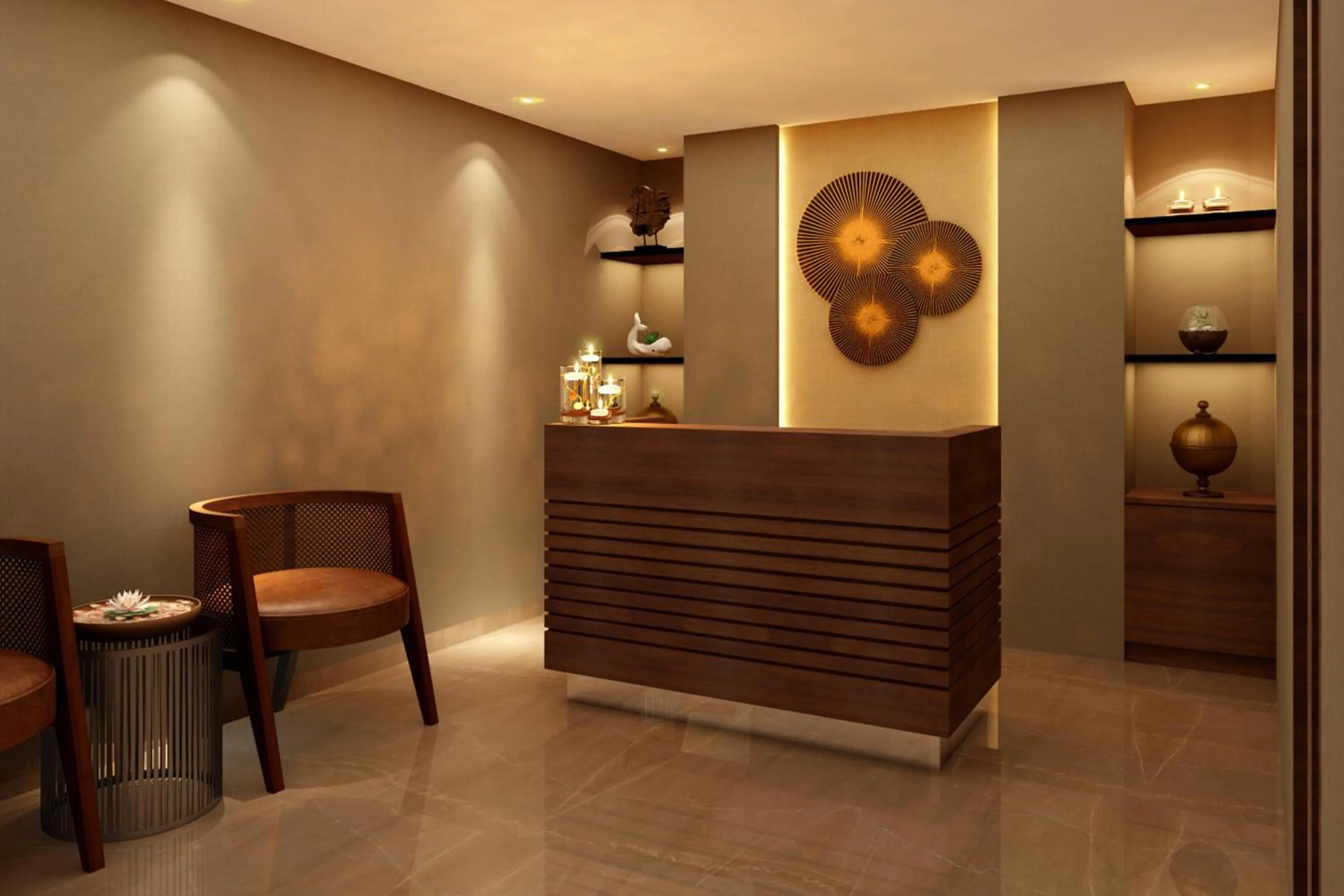 Lobby or reception in Courtyard by Marriott Nashik