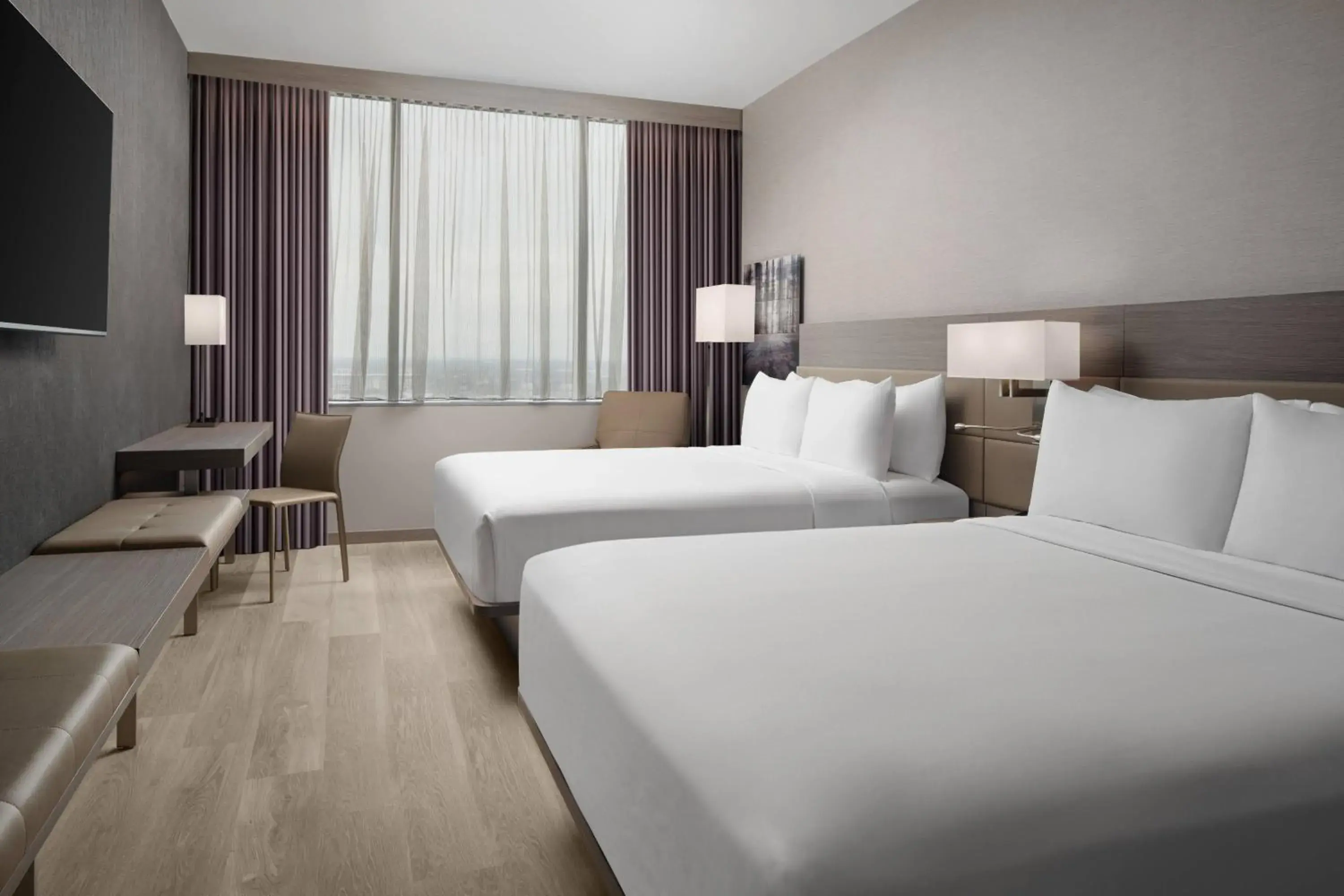 Queen Room with City View in AC Hotel by Marriott Orlando Downtown Queen Room with City View in AC Hotel by Marriott Orlando Downtown