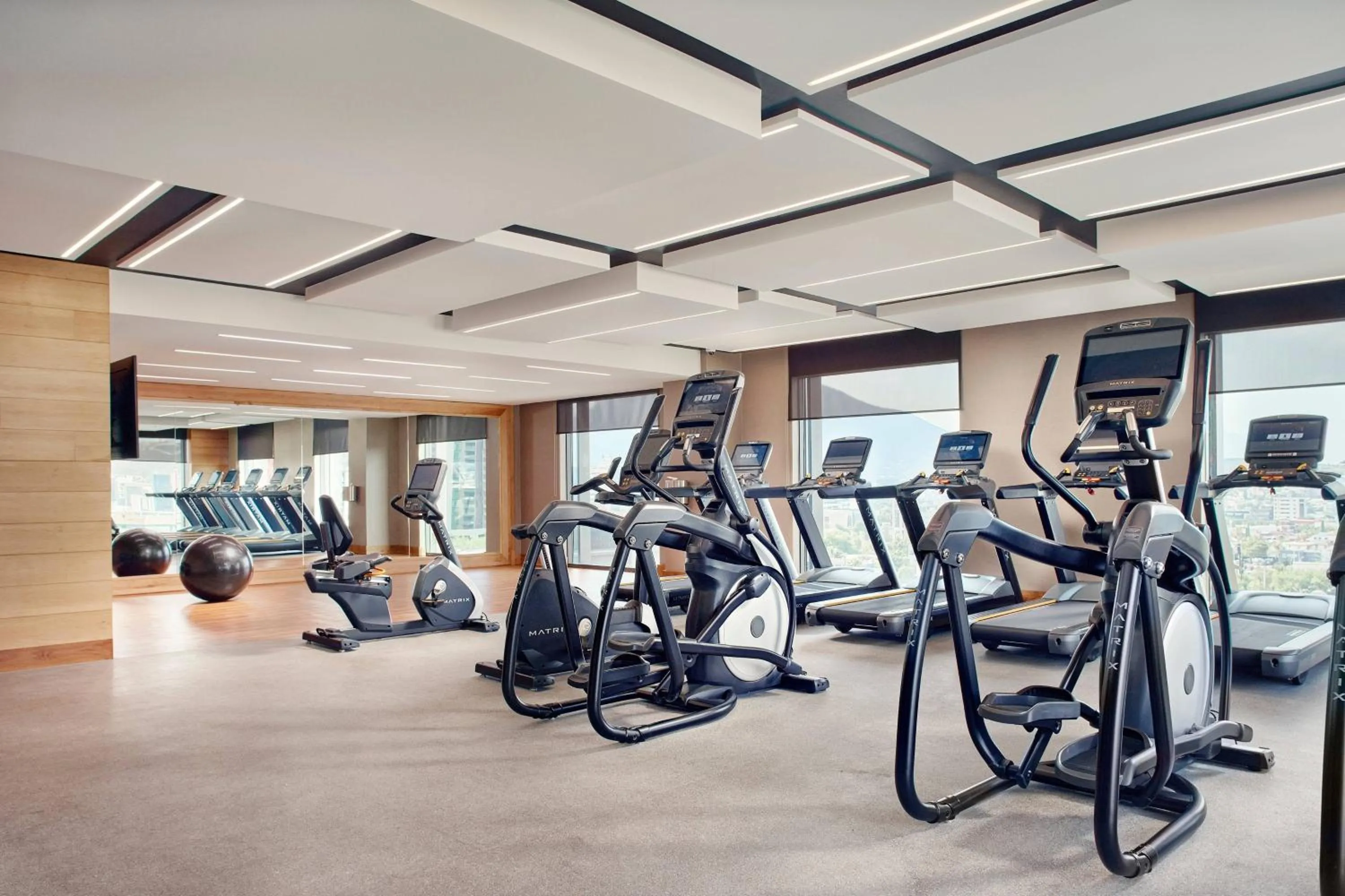 Fitness centre/facilities in JW Marriott Hotel Monterrey Valle
