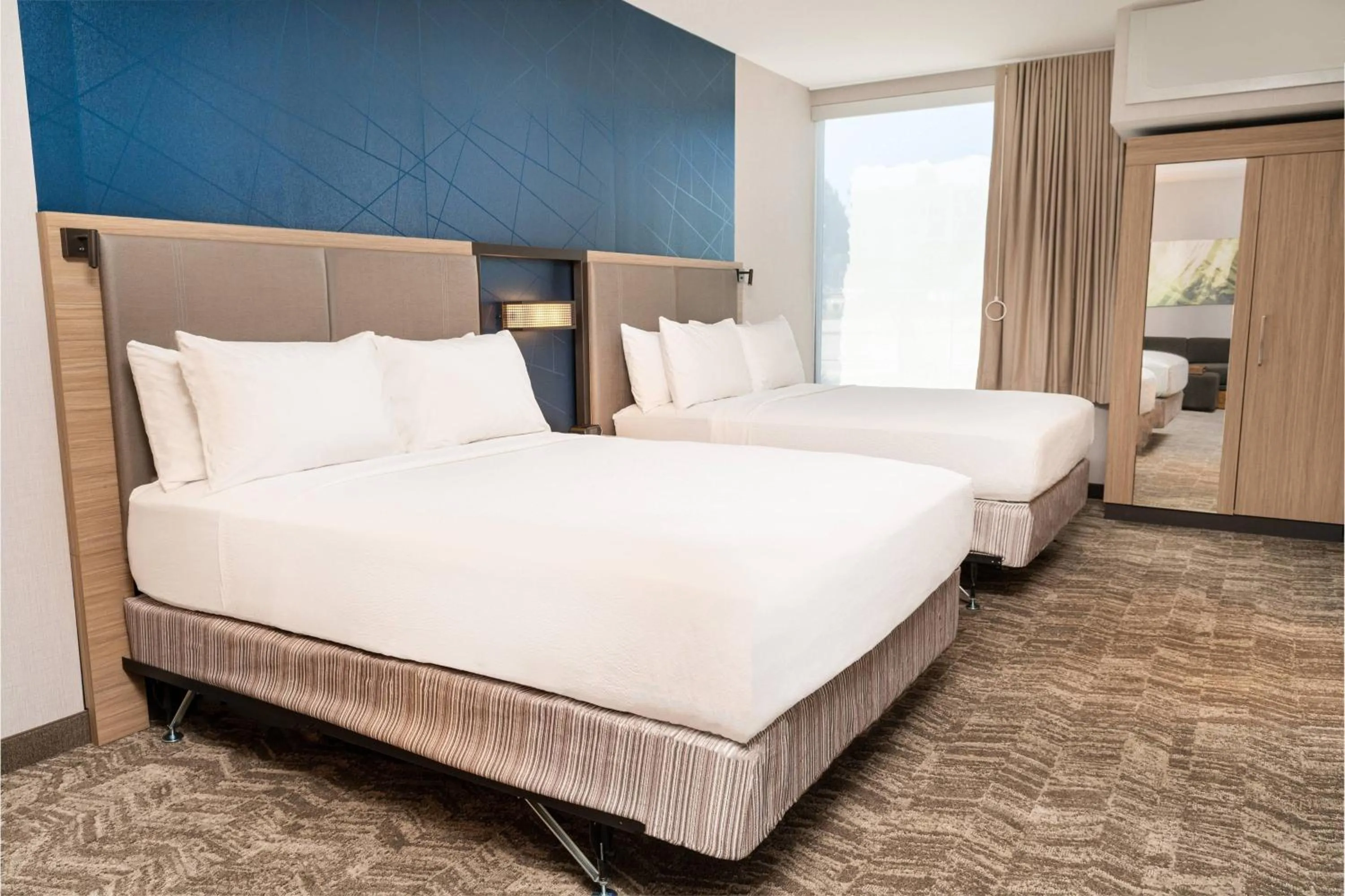 Bedroom, Bed in SpringHill Suites by Marriott Irvine Lake Forest