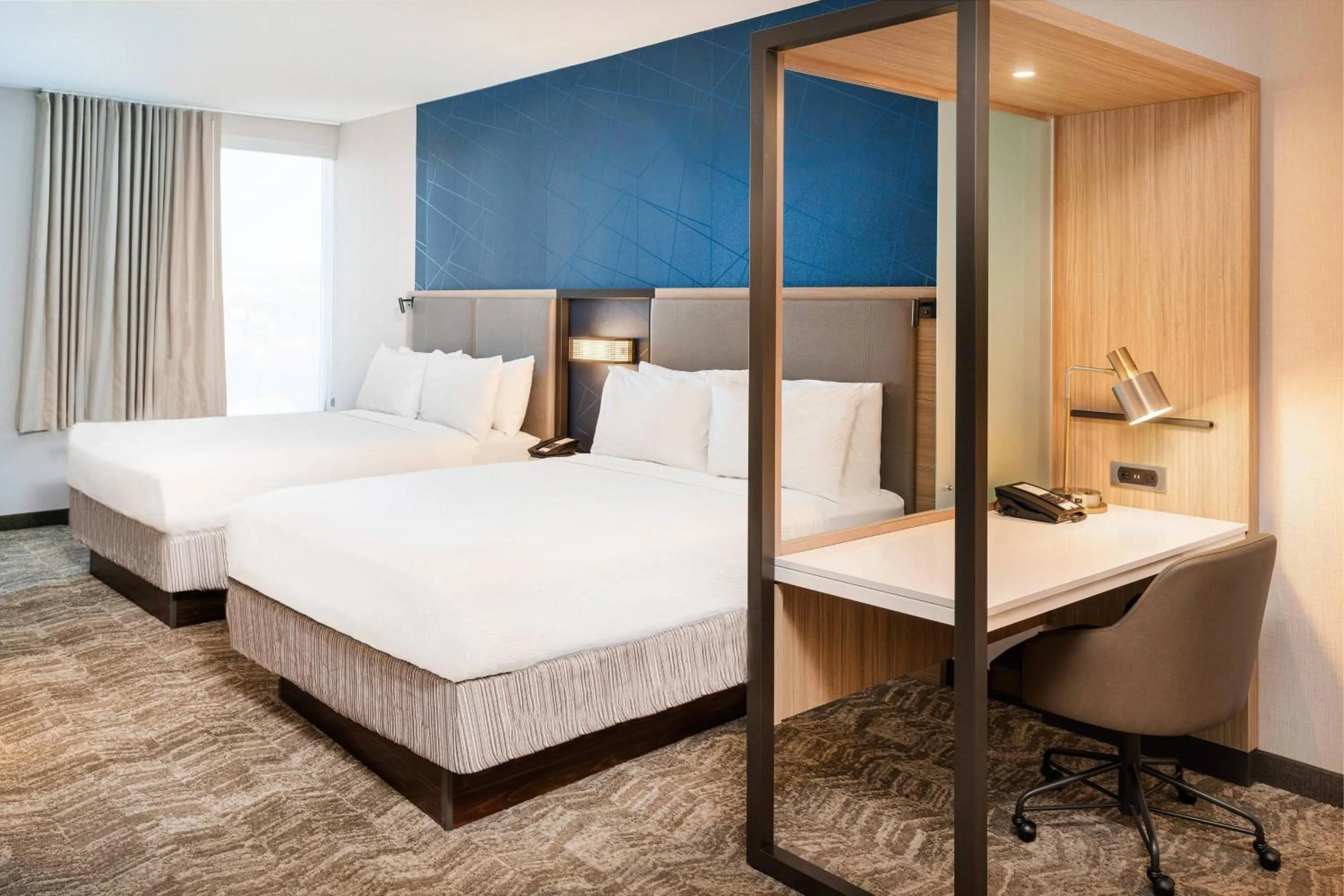 Bedroom, Bed in SpringHill Suites by Marriott Irvine Lake Forest