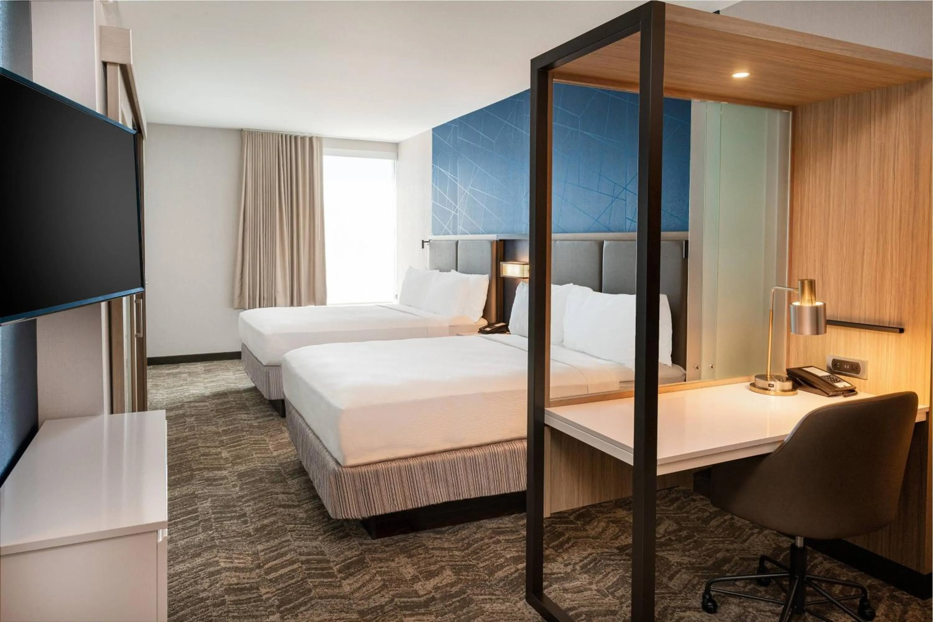 Bedroom, Bed in SpringHill Suites by Marriott Irvine Lake Forest