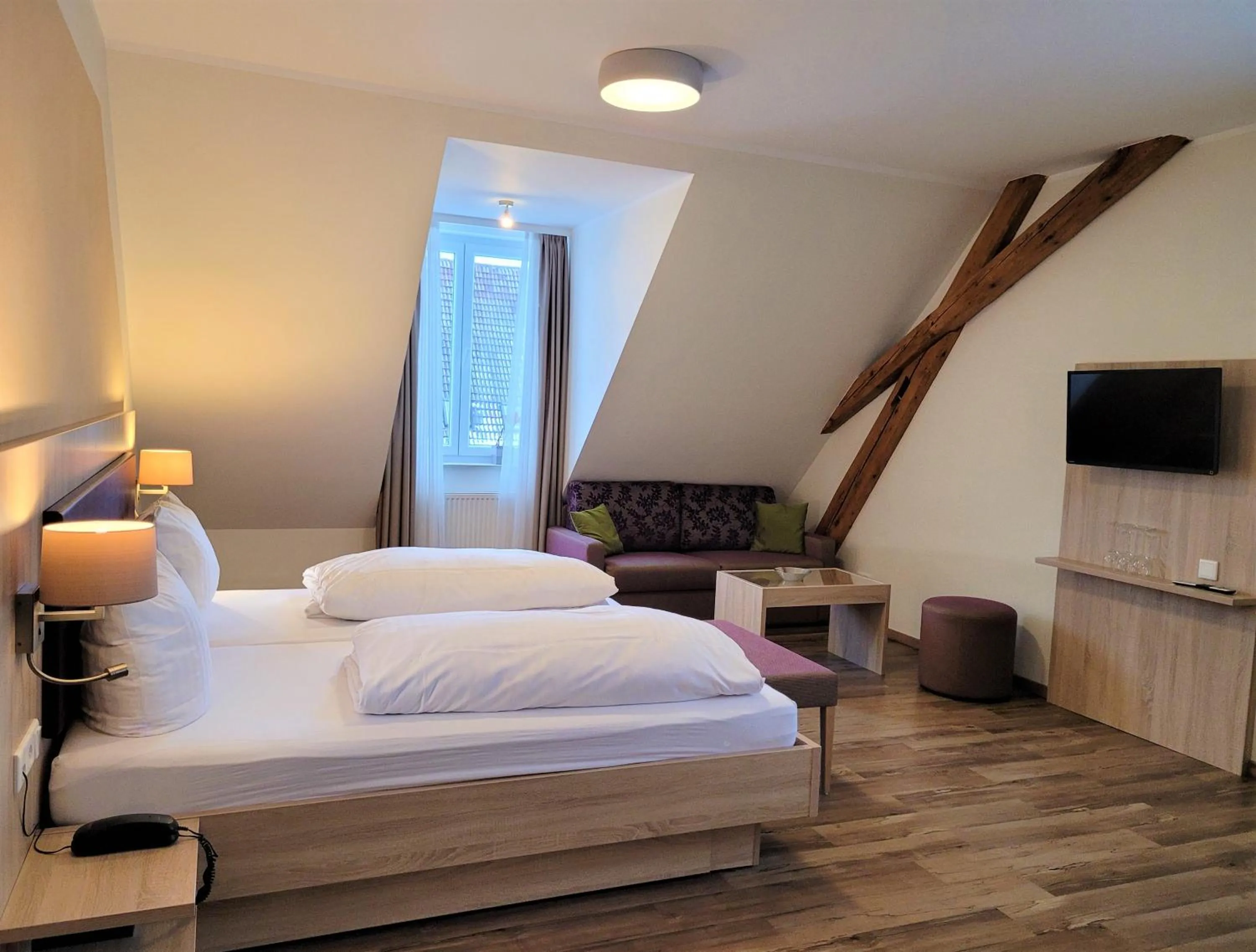 Bed in Hotel Rössle