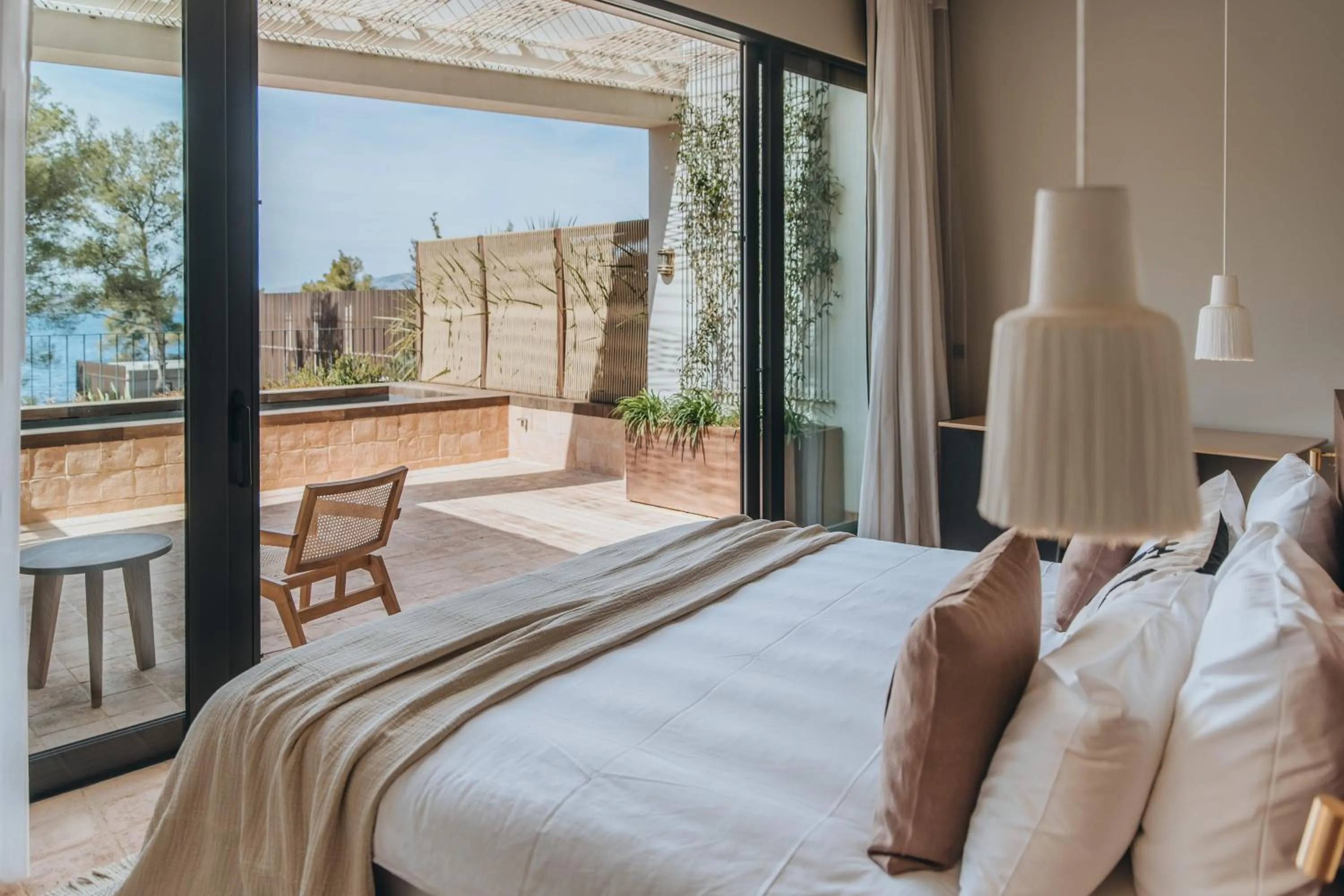 Bed in Maslina Resort