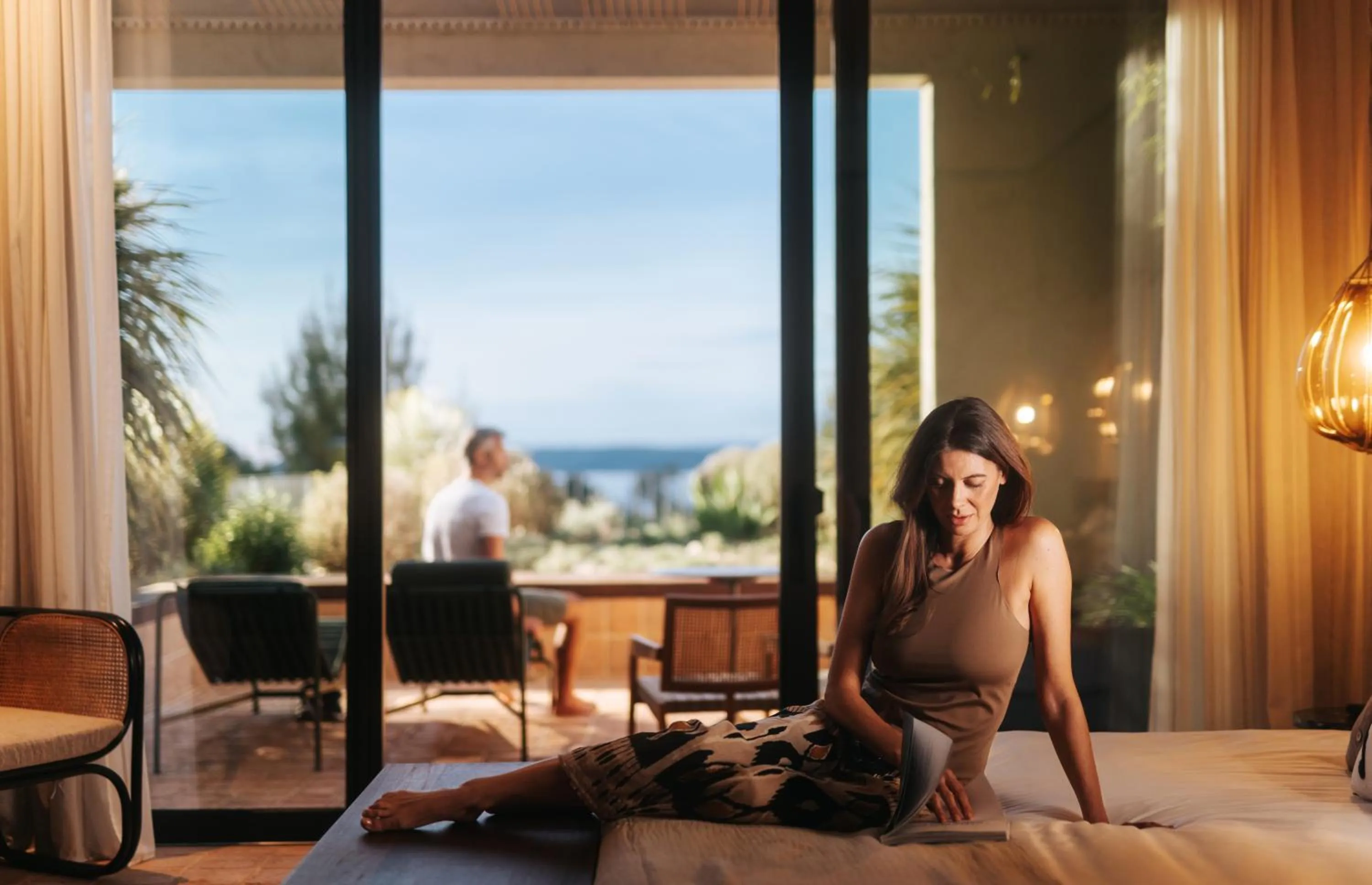 Bed in Maslina Resort