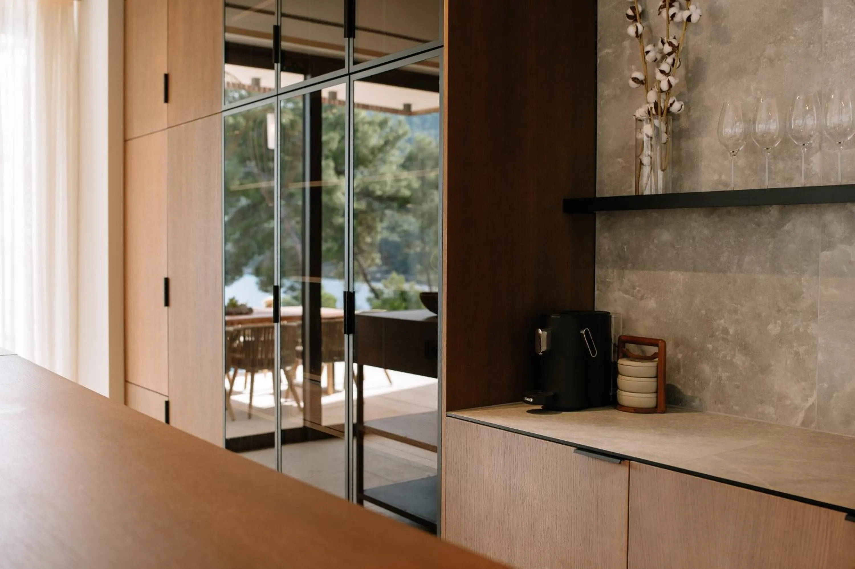 Kitchen or kitchenette in Maslina Resort