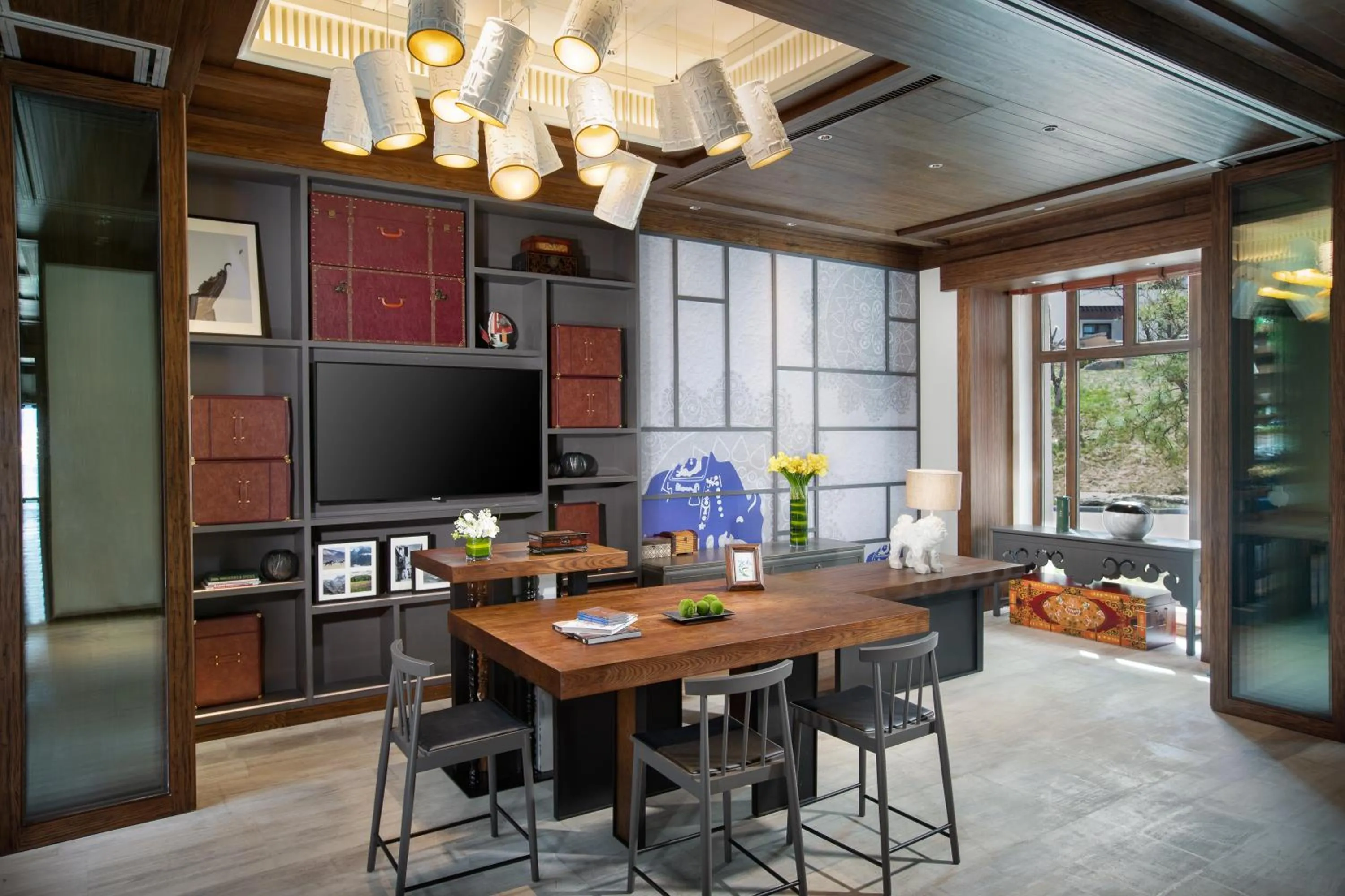 Lounge or bar in Hotel Indigo Diqing Moonlight City by IHG