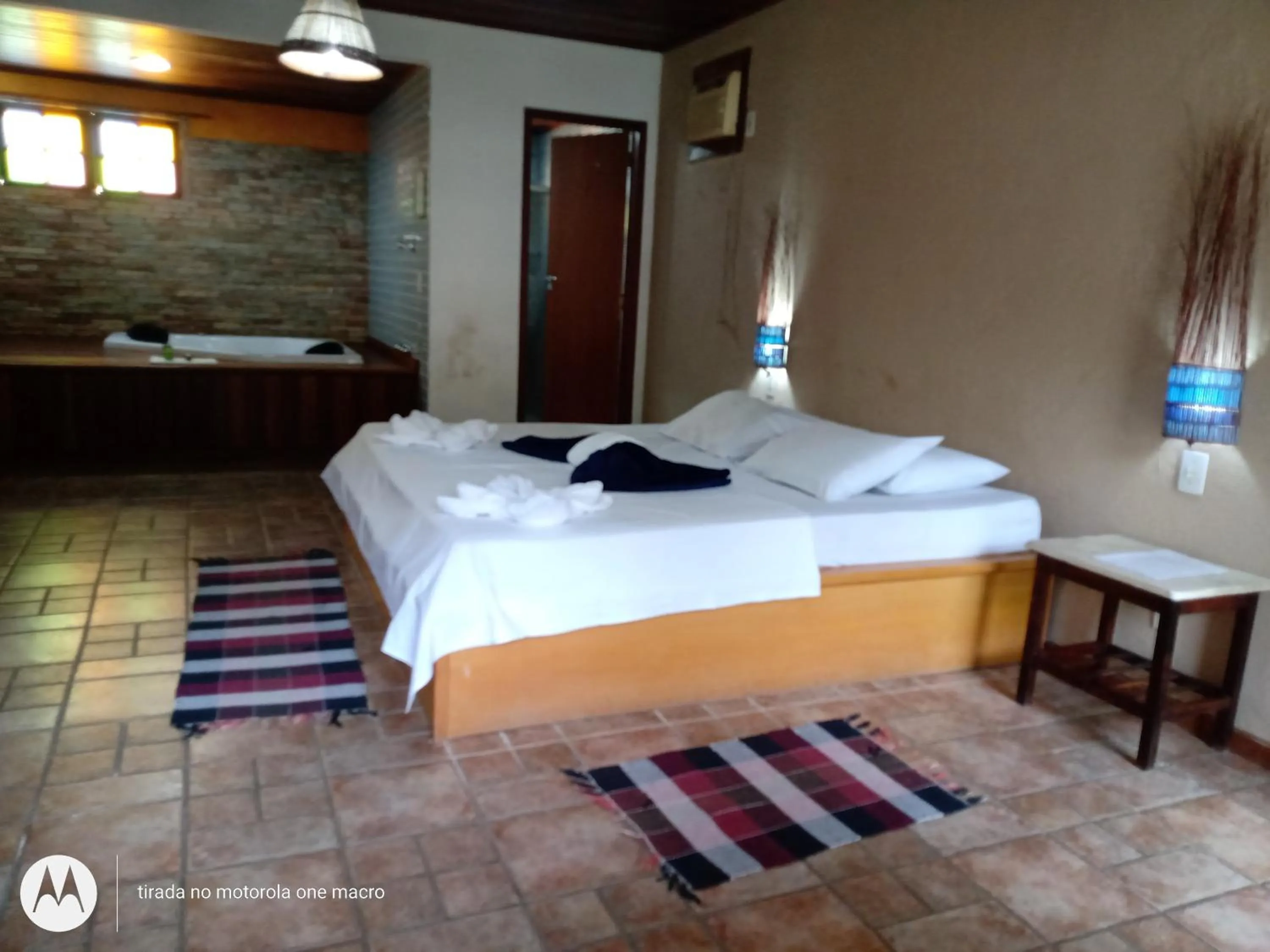 Bed in Pousada Nova Conquista