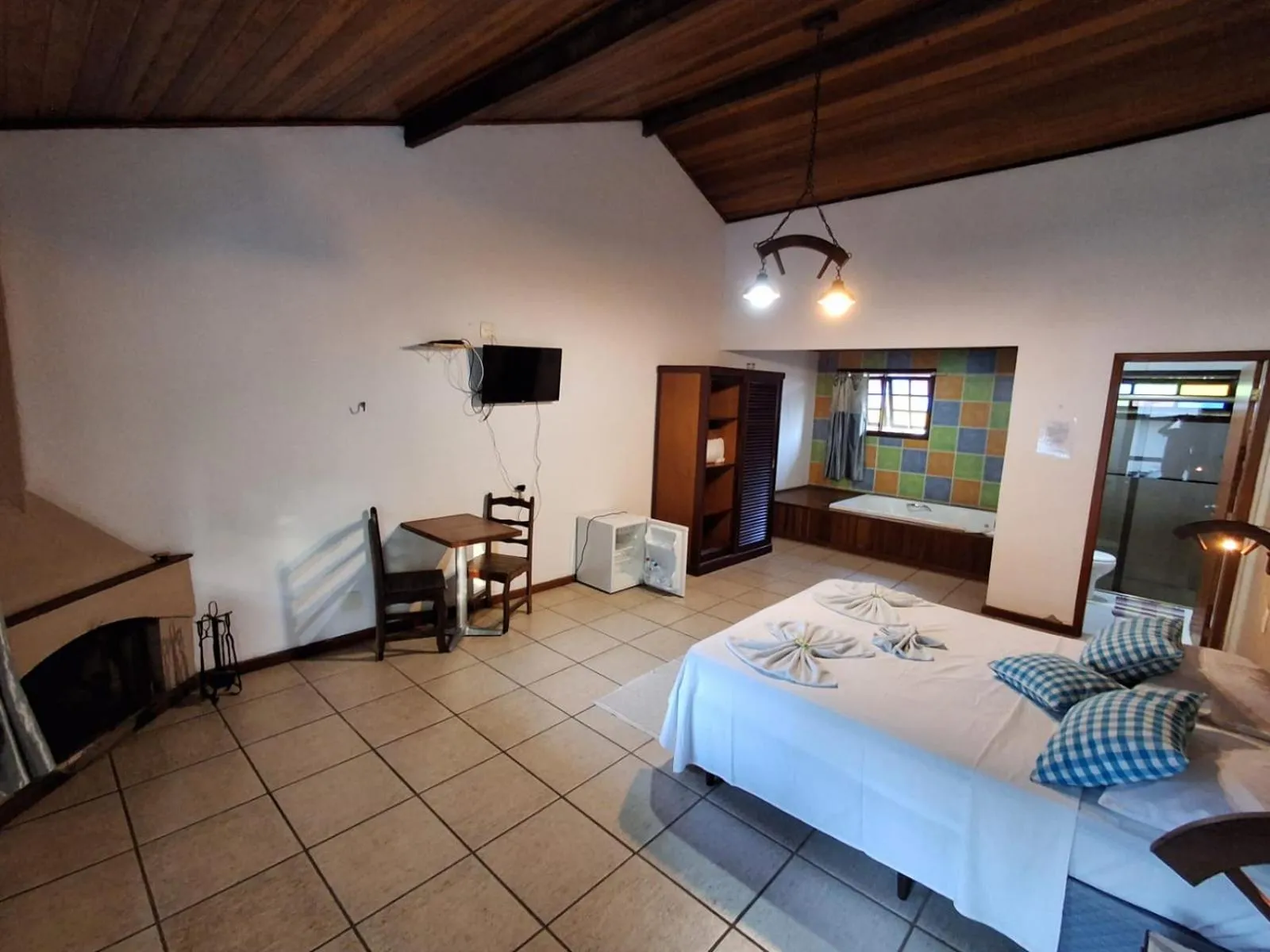 Bed in Pousada Nova Conquista