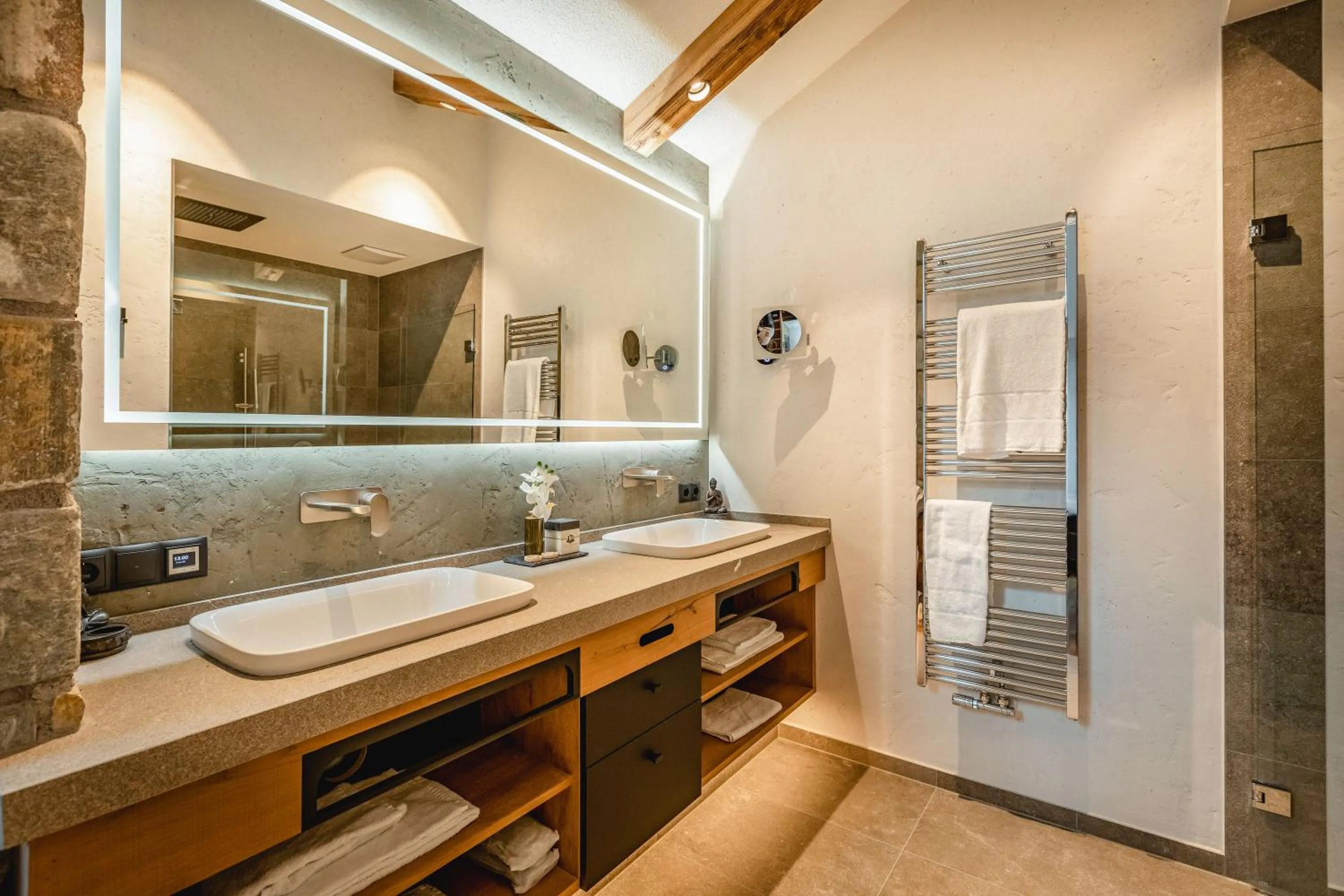 Shower in Apartmenthaus Wiesenhof