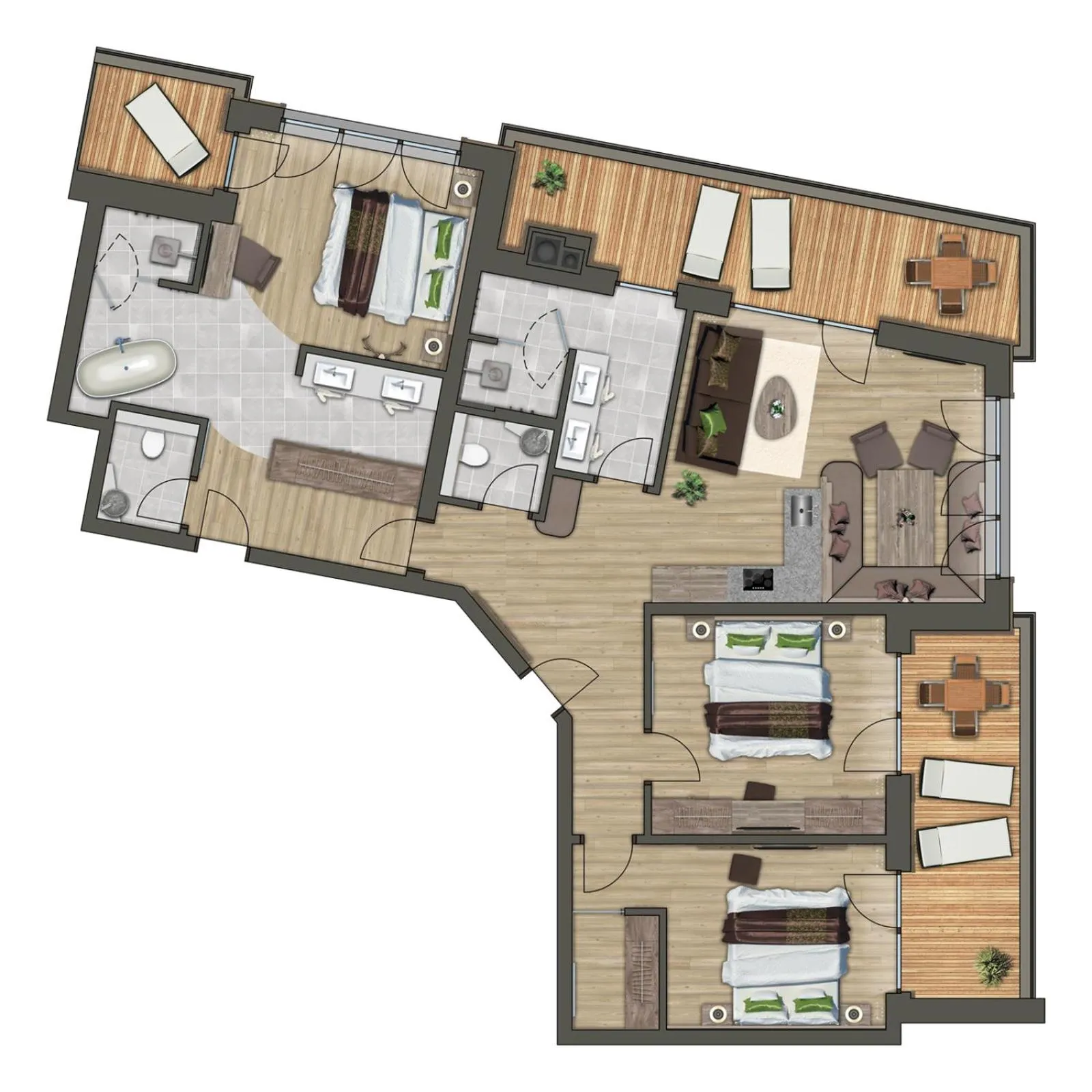 Floor plan in Apartmenthaus Wiesenhof