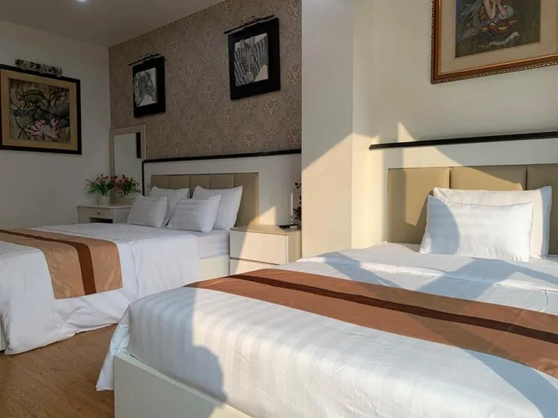 Bed in Hotel Nhất Ly