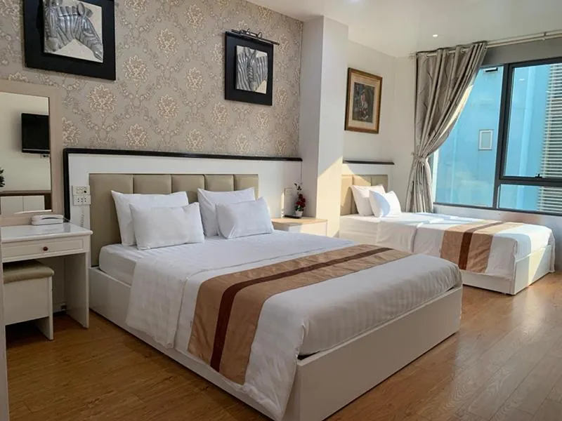 Bed in Hotel Nhất Ly