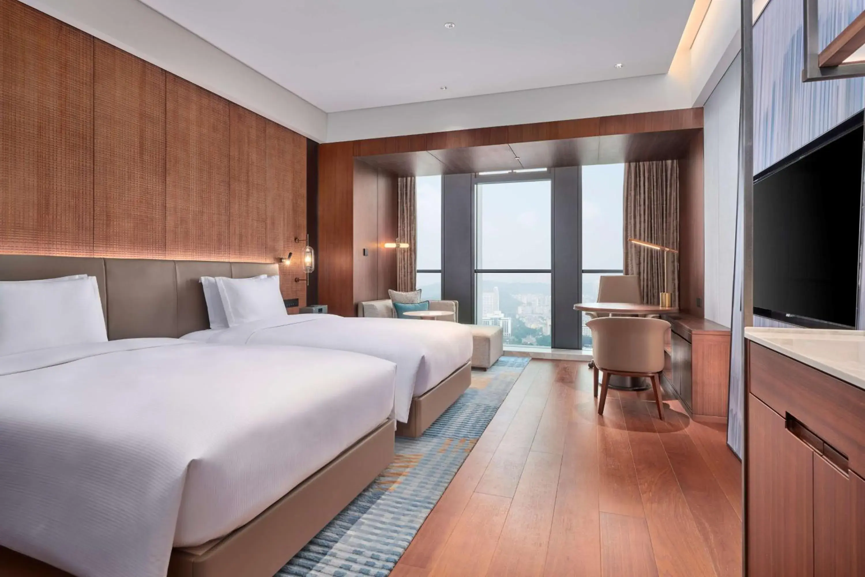 Executive Twin Room in Hilton Chongqing Liangjiang New Area Executive Twin Room in Hilton Chongqing Liangjiang New Area