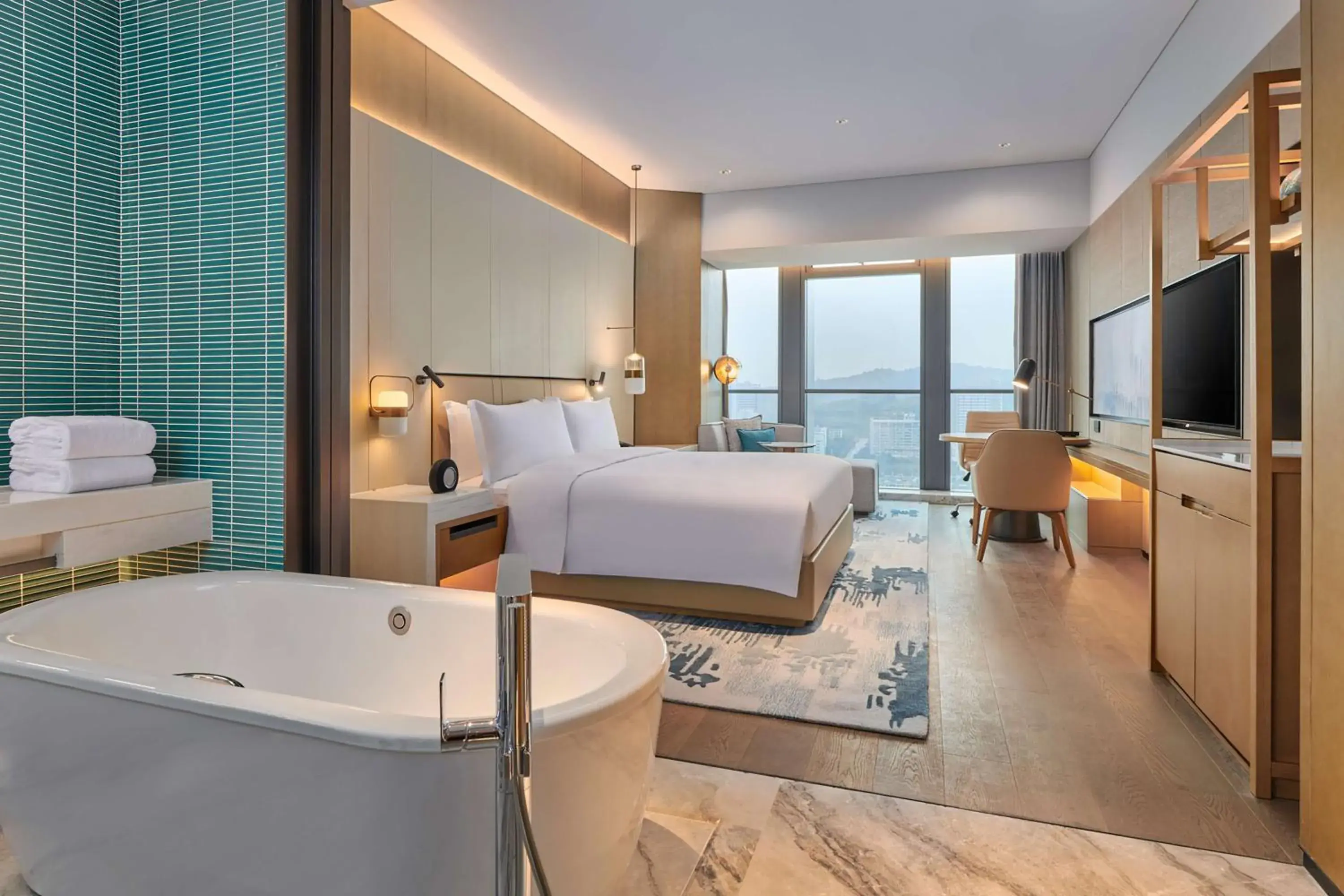 King Guest Room in Hilton Chongqing Liangjiang New Area King Guest Room in Hilton Chongqing Liangjiang New Area