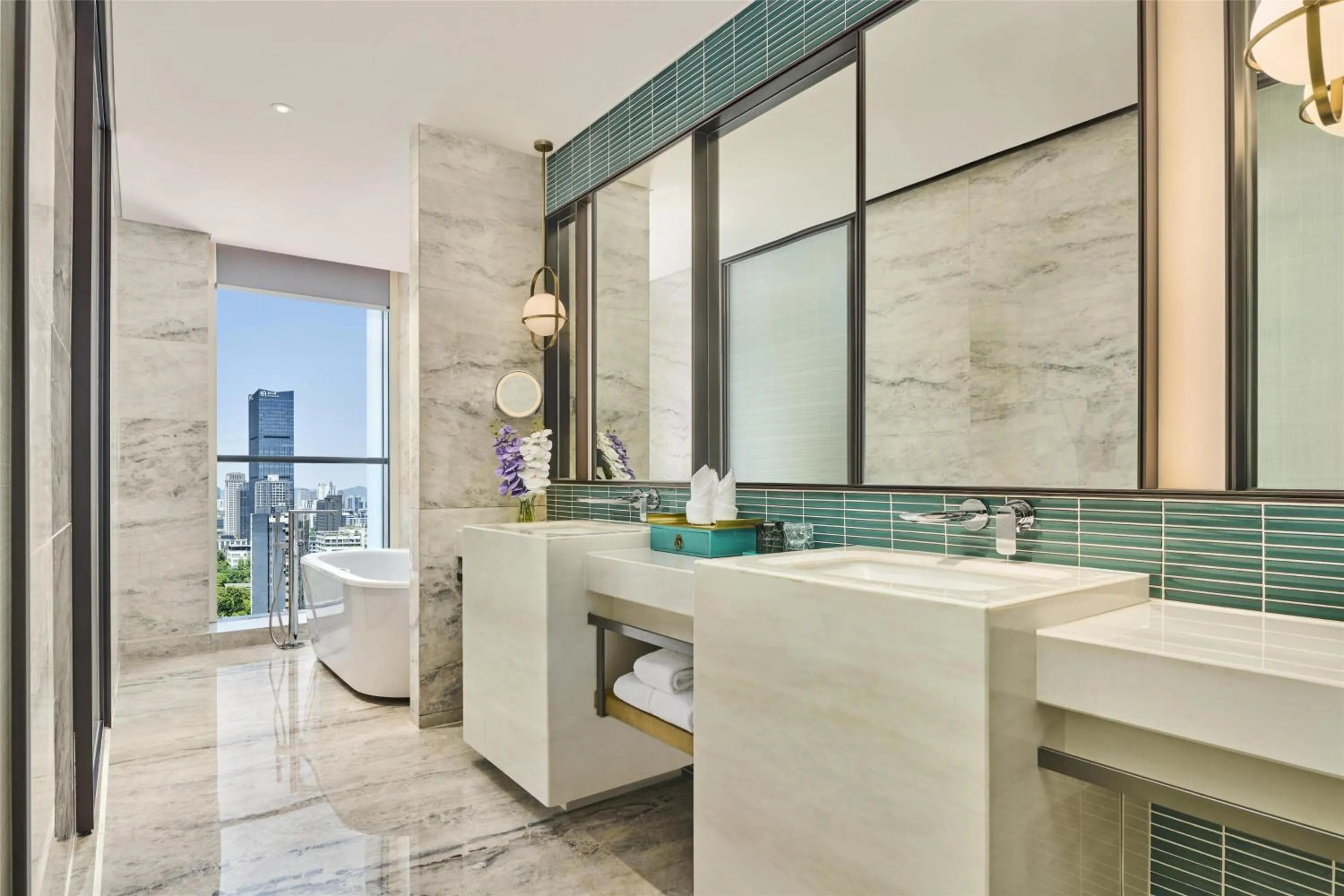 Bathroom in Hilton Chongqing Liangjiang New Area