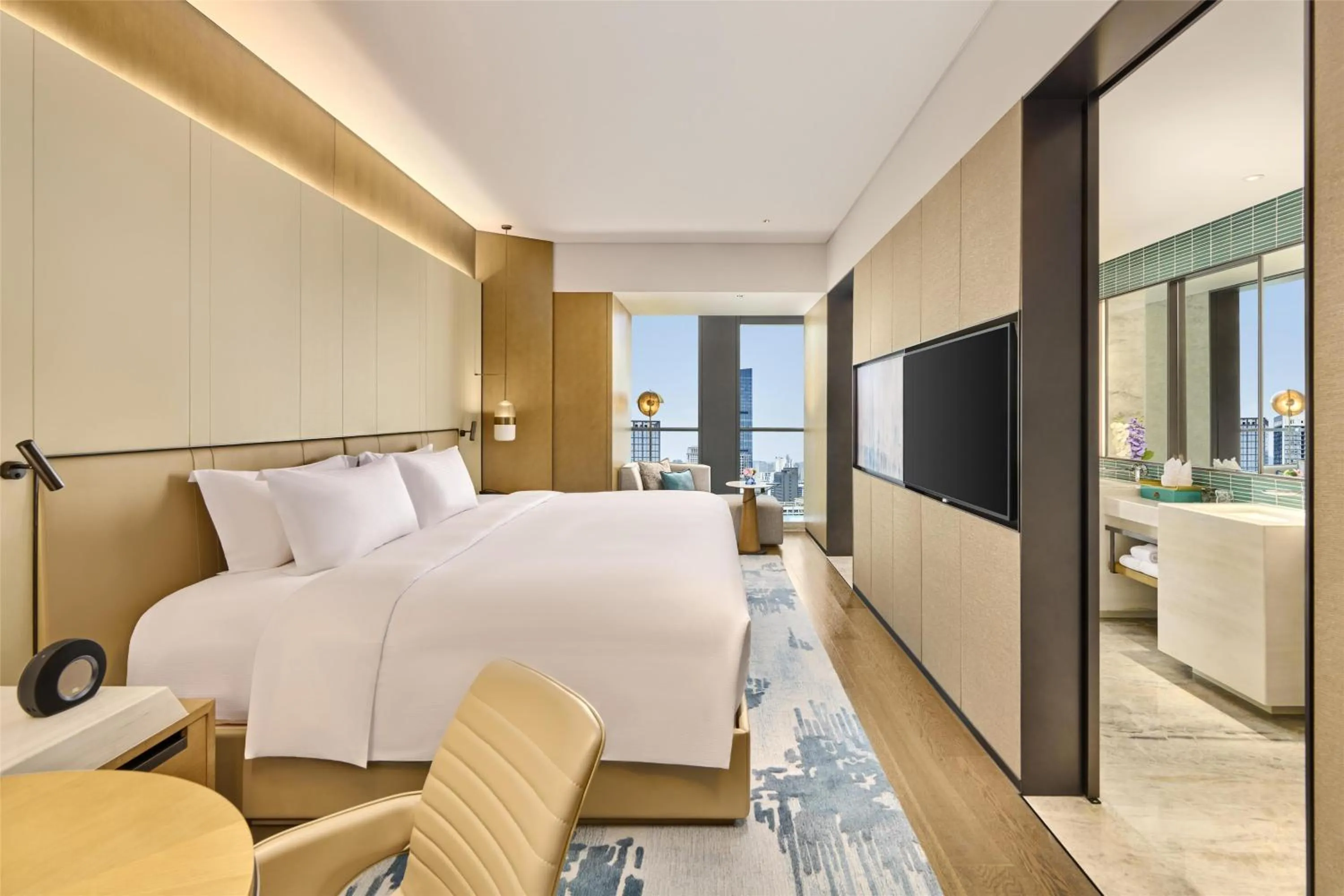 Bed in Hilton Chongqing Liangjiang New Area