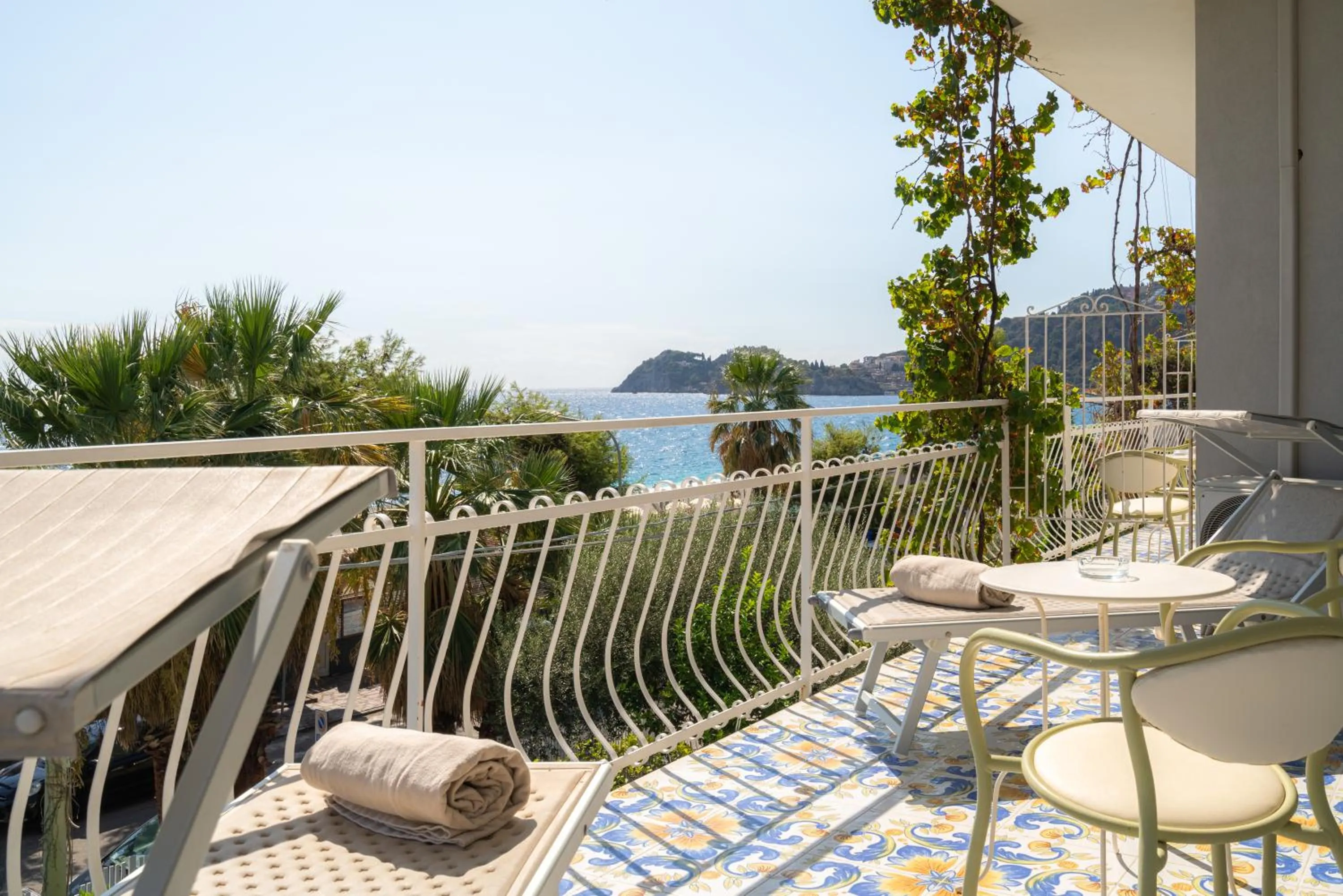 Balcony/Terrace in Hotel Rivage Taormina