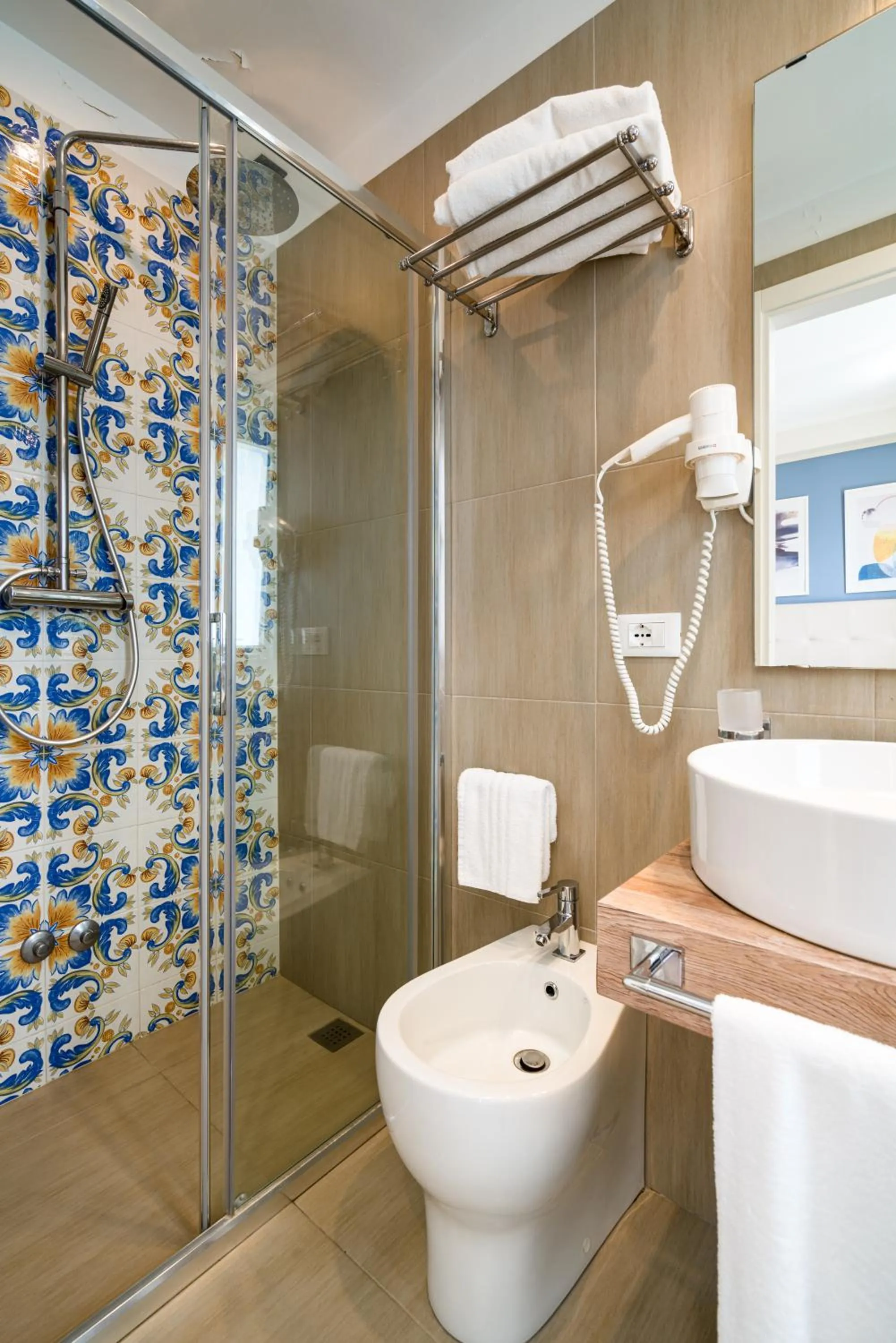 Shower in Hotel Rivage Taormina