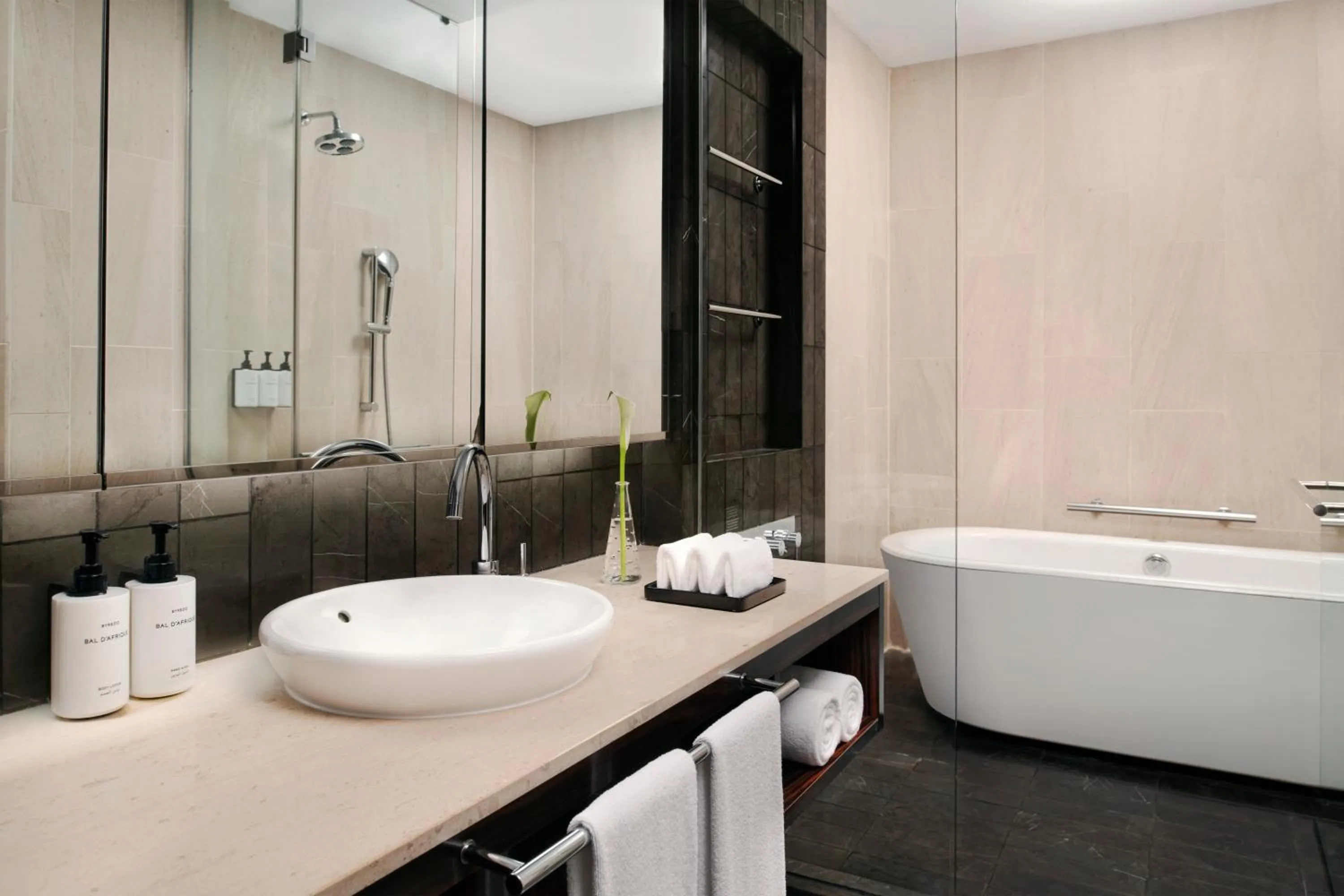 Bathroom in InterContinental Dubai Festival City by IHG