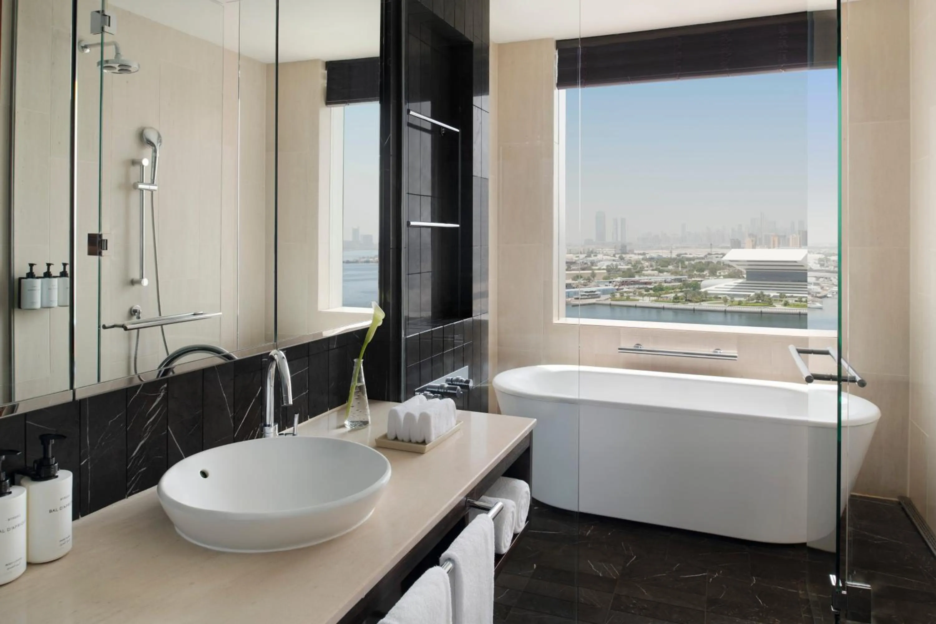Bathroom in InterContinental Dubai Festival City by IHG