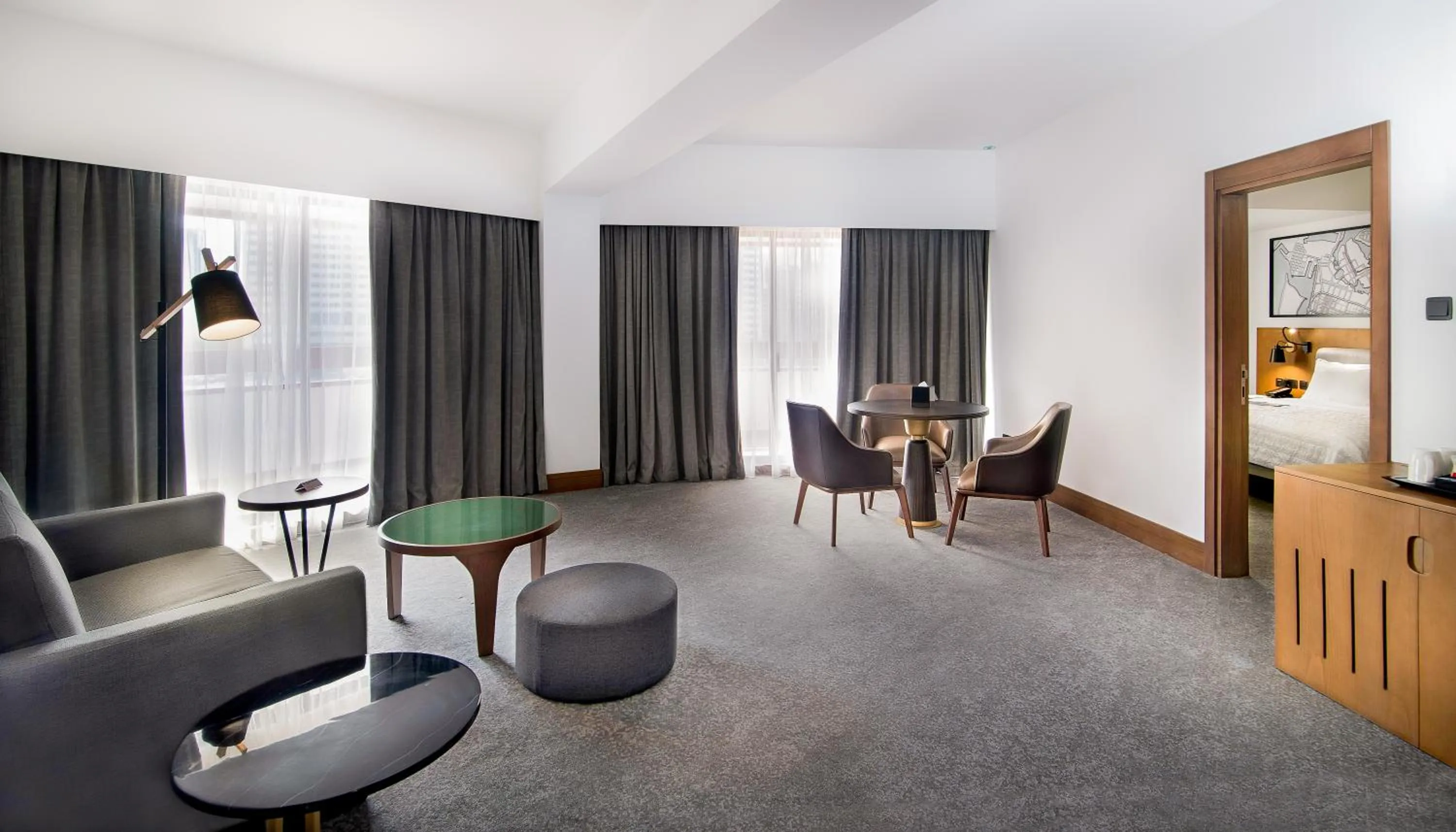 Seating area in Le Meridien Abu Dhabi Resort