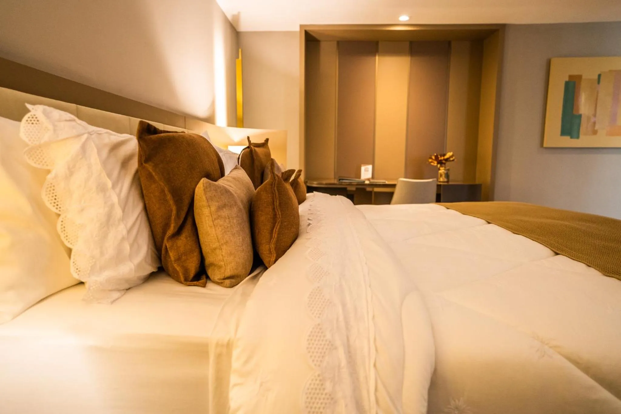 Bed in Oceana Atlântico Hotel & SPA