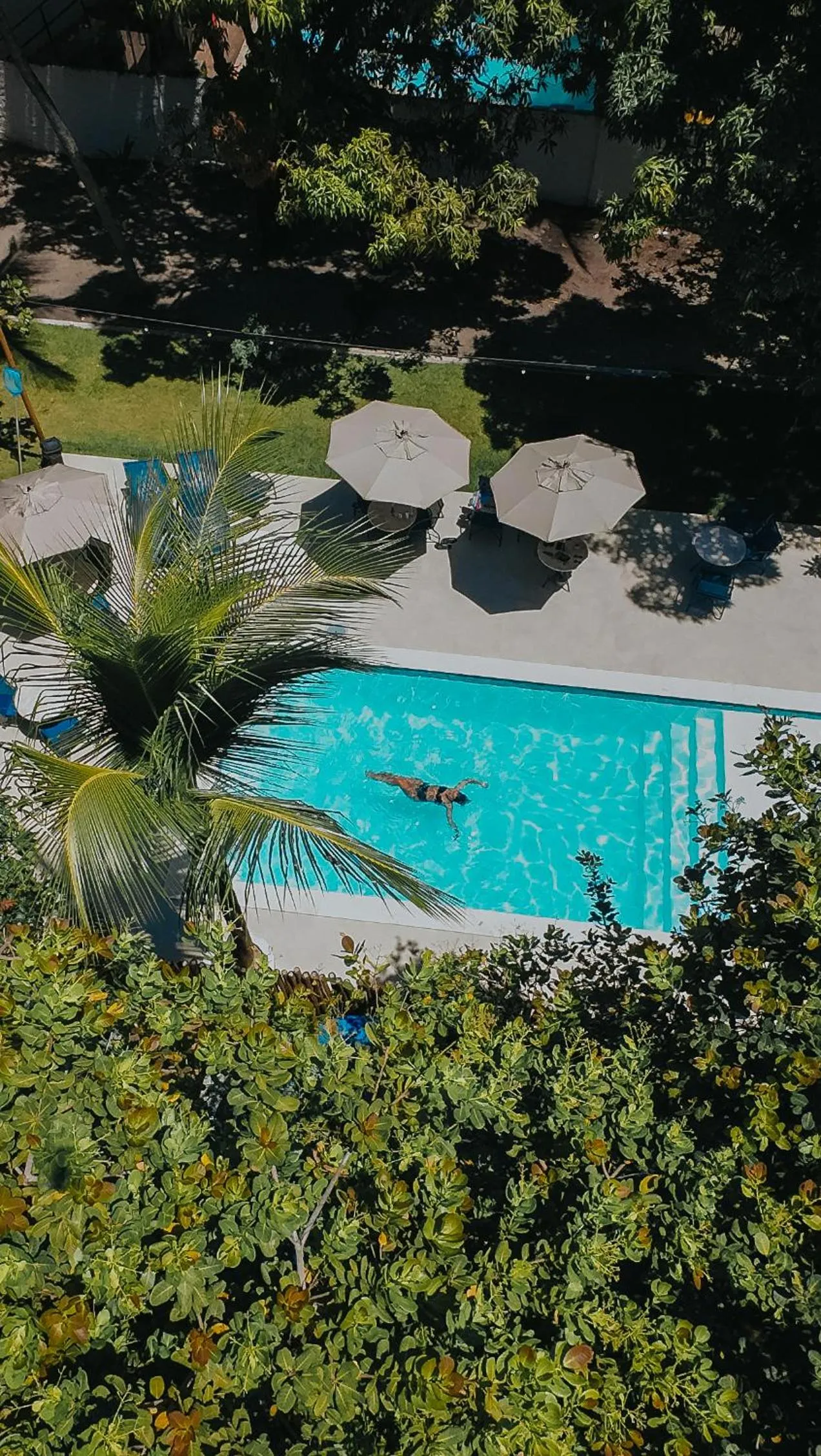 Swimming pool in Pousada Porto Verano