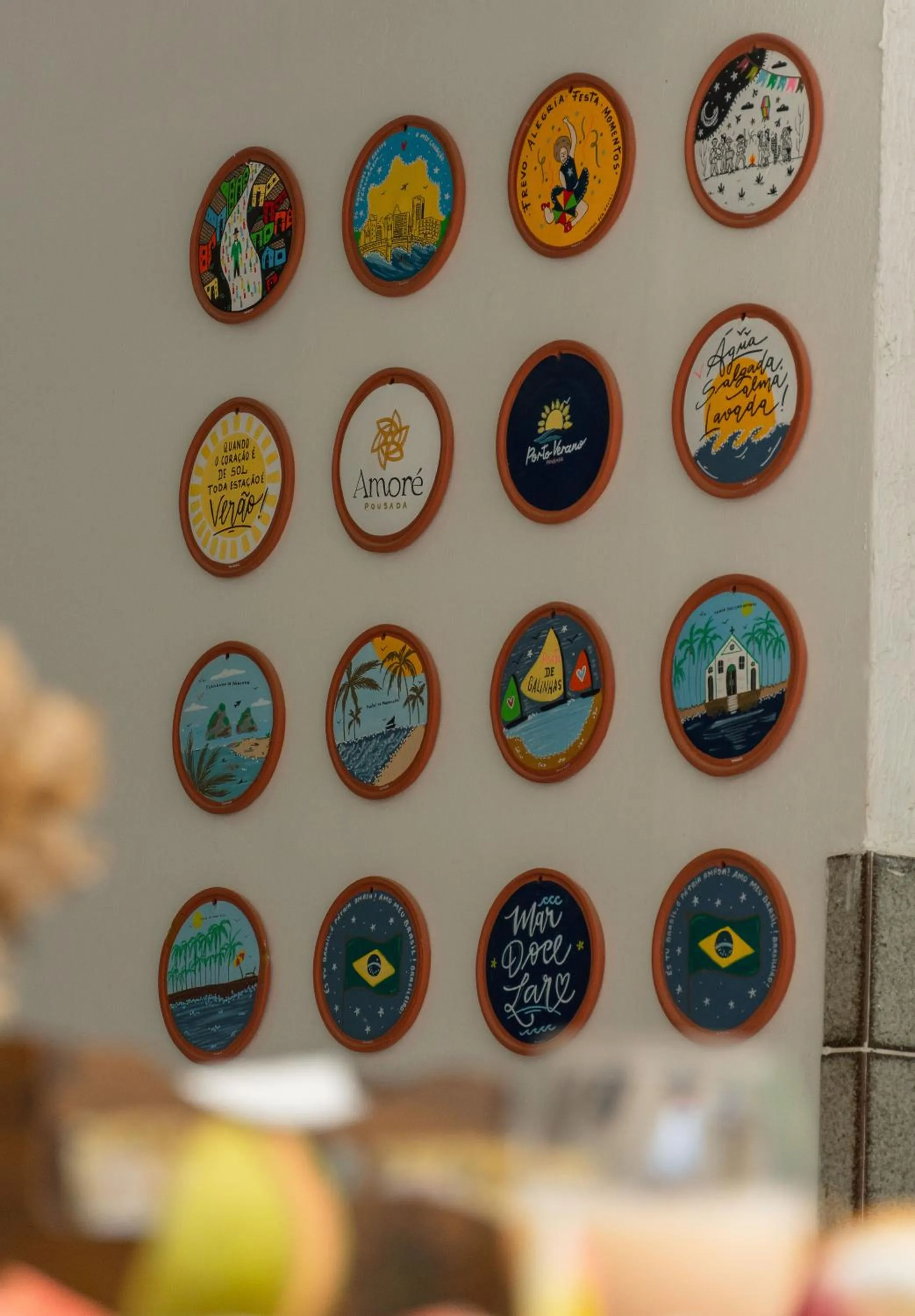 Decorative detail in Pousada Porto Verano